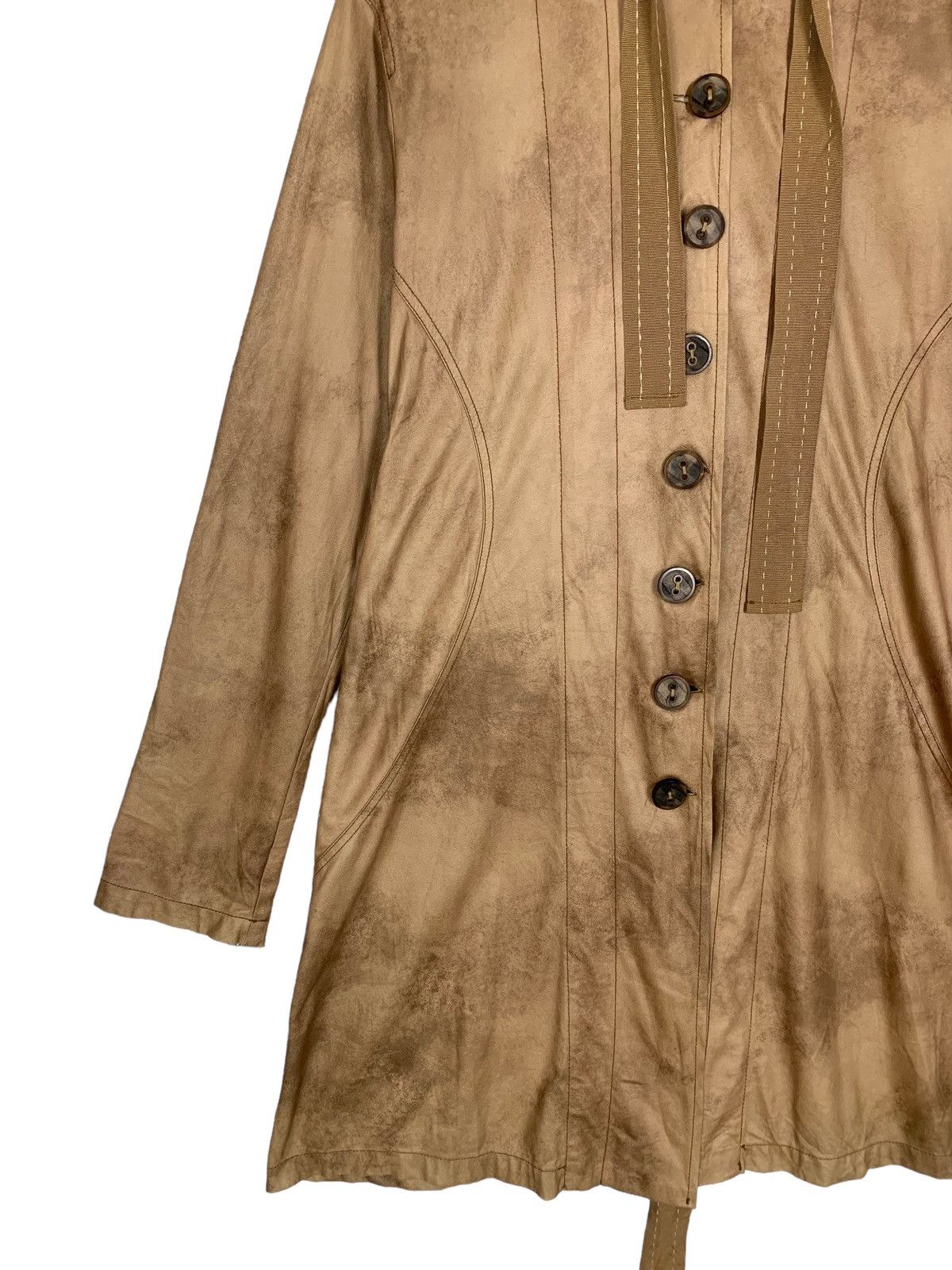 Designer Tensione in designer Made In Italy luxury long coat Size XS / US 0-2 / IT 36-38 - 4 Thumbnail