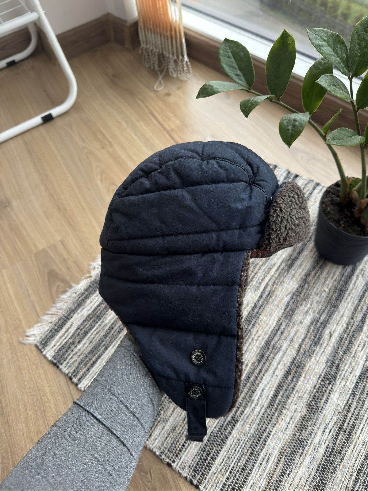 Barbour Vintage Barbour Trapper Fleece Blue Winter Hat Size M Men Size ONE SIZE - 5 Thumbnail