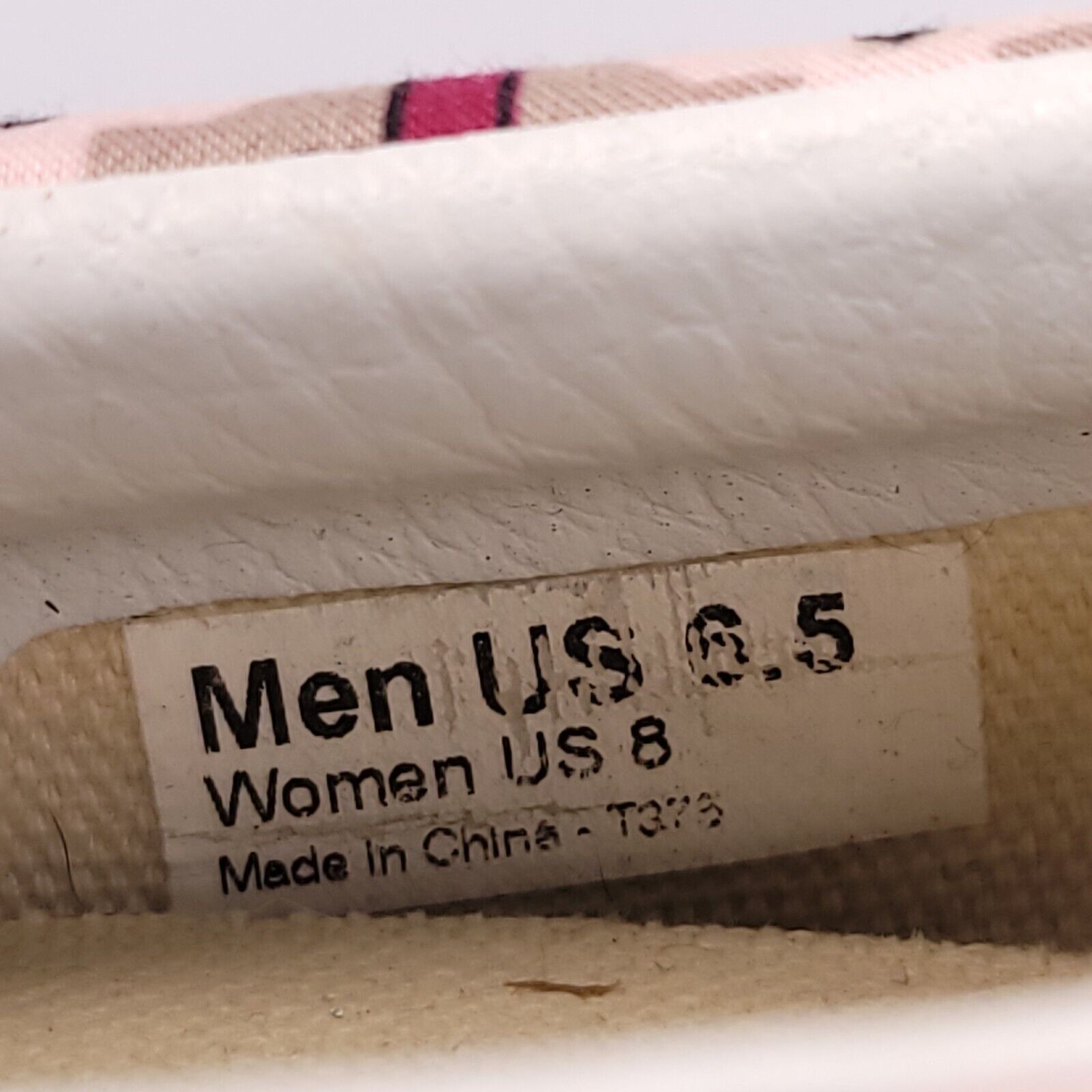 Vans Vans Off the Wall Shoe Womens Size 8 Mens 6.5 T375 Red Beige Size US 8 / IT 38 - 9 Thumbnail