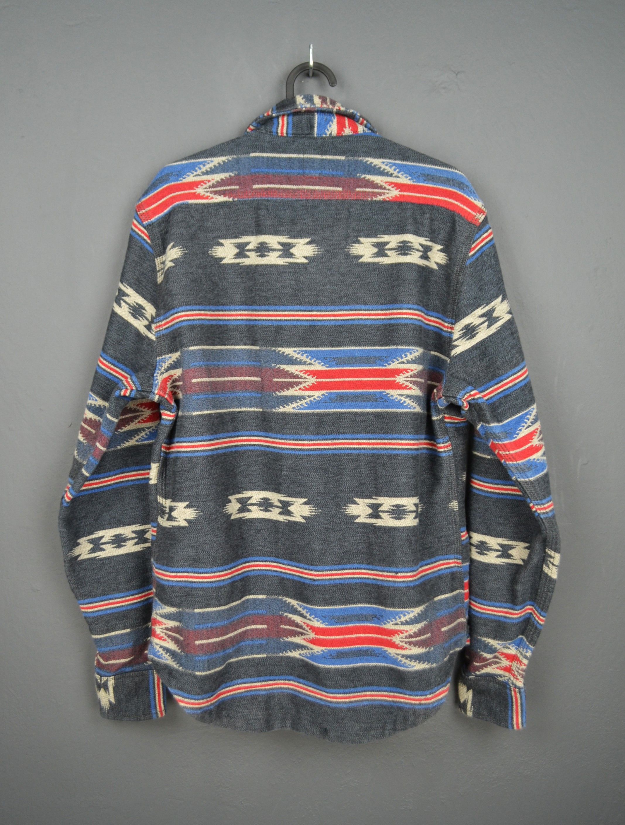 Hiroshi Kato Hiroshi Kato The Anvil Tribal Brushed Shirt Jacket Made USA Size US S / EU 44-46 / 1 - 2 Thumbnail