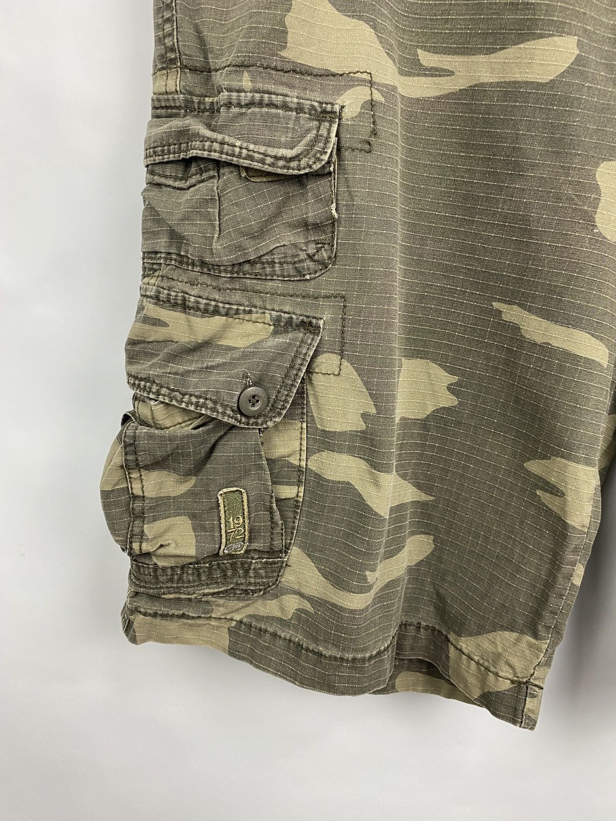 Ecko Unltd. 🇺🇸 Vintage 90s Ecko Unlimited Rap Japan Military Cargo Shorts Size US 34 / EU 50 - 5 Thumbnail