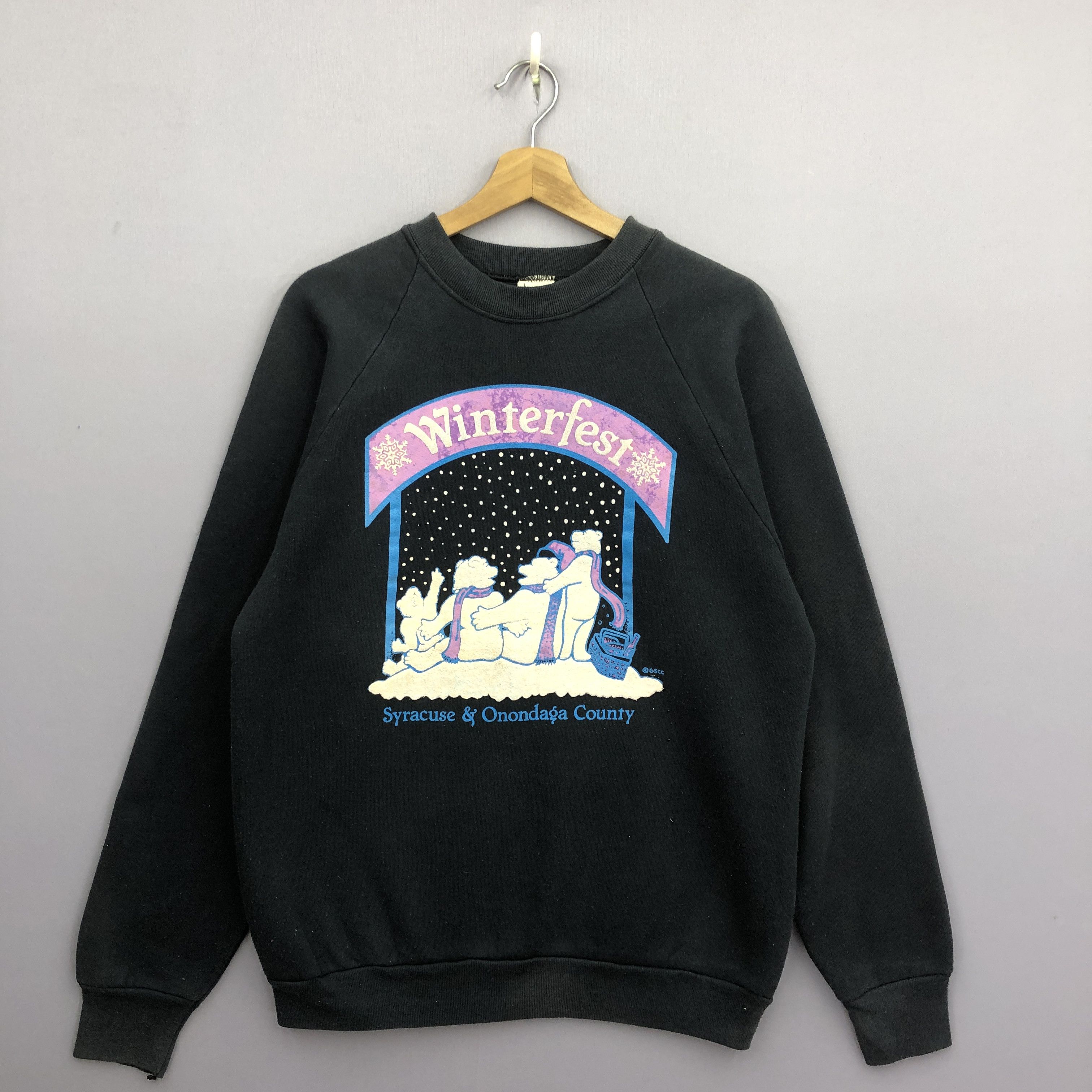 Vintage Vintage Winterfest Sweater Syracuse & Onondaga Sweatshirt Size US M / EU 48-50 / 2 - 1 Thumbnail
