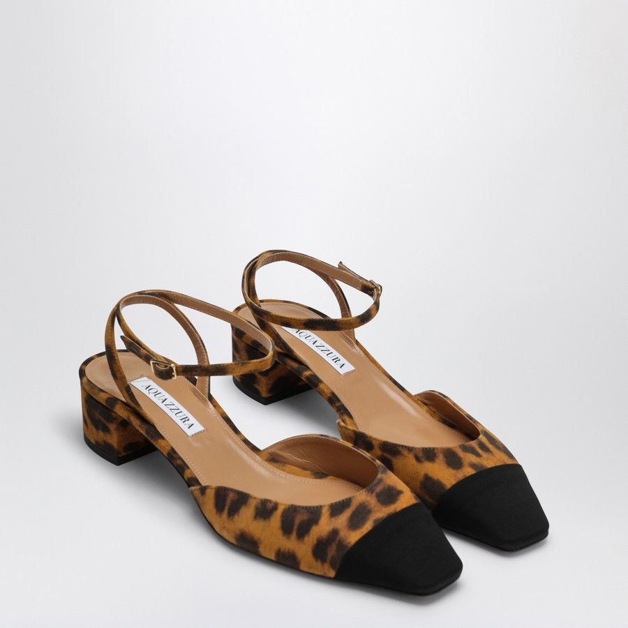 Aquazzura o1d2blof0824 Leather Pump in Leopard Size US 9 / IT 39 - 2 Thumbnail