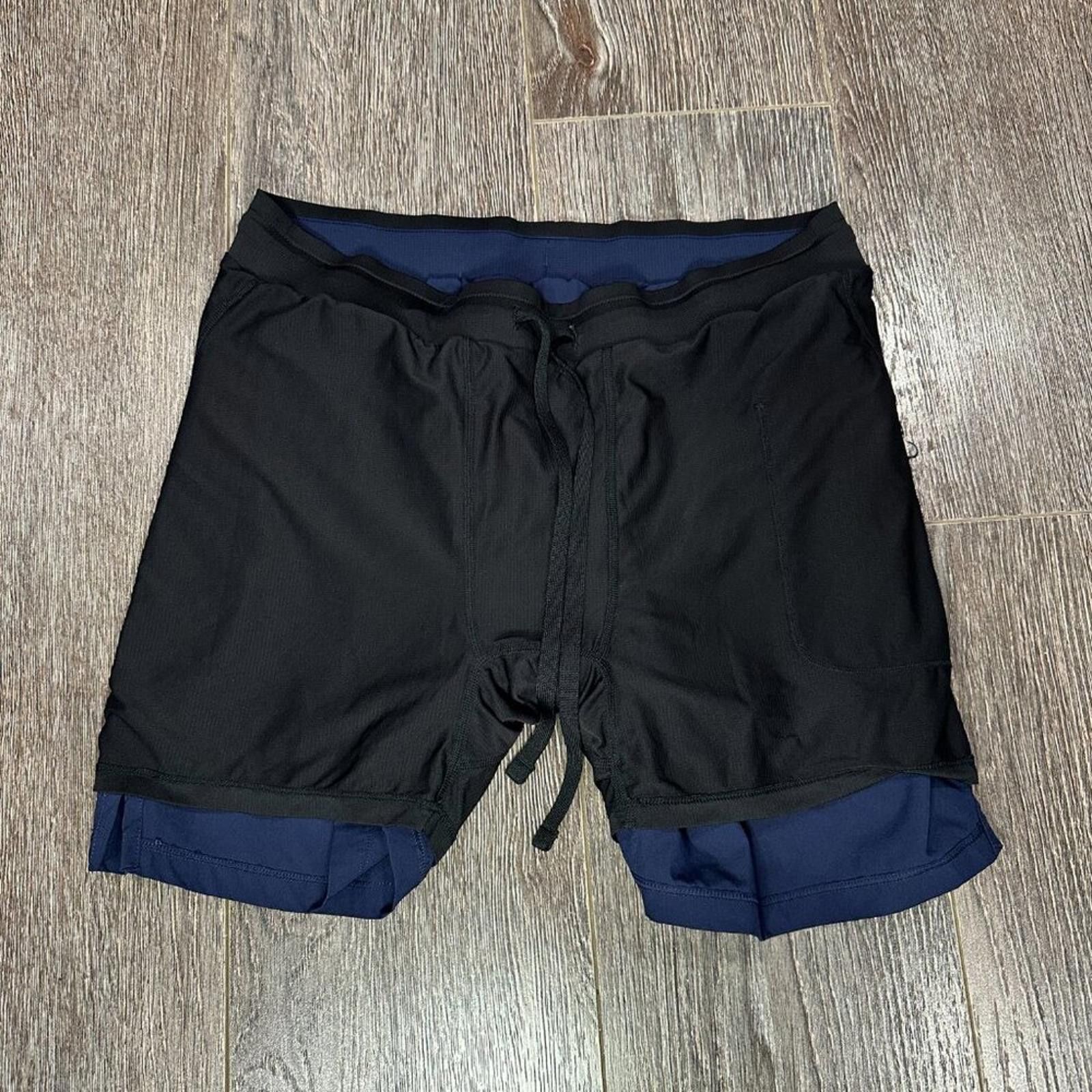 Fabletics Fabletics Men’s Athletic Shorts – Navy Blue – Fits Like M Size US 32 / EU 48 - 7 Thumbnail