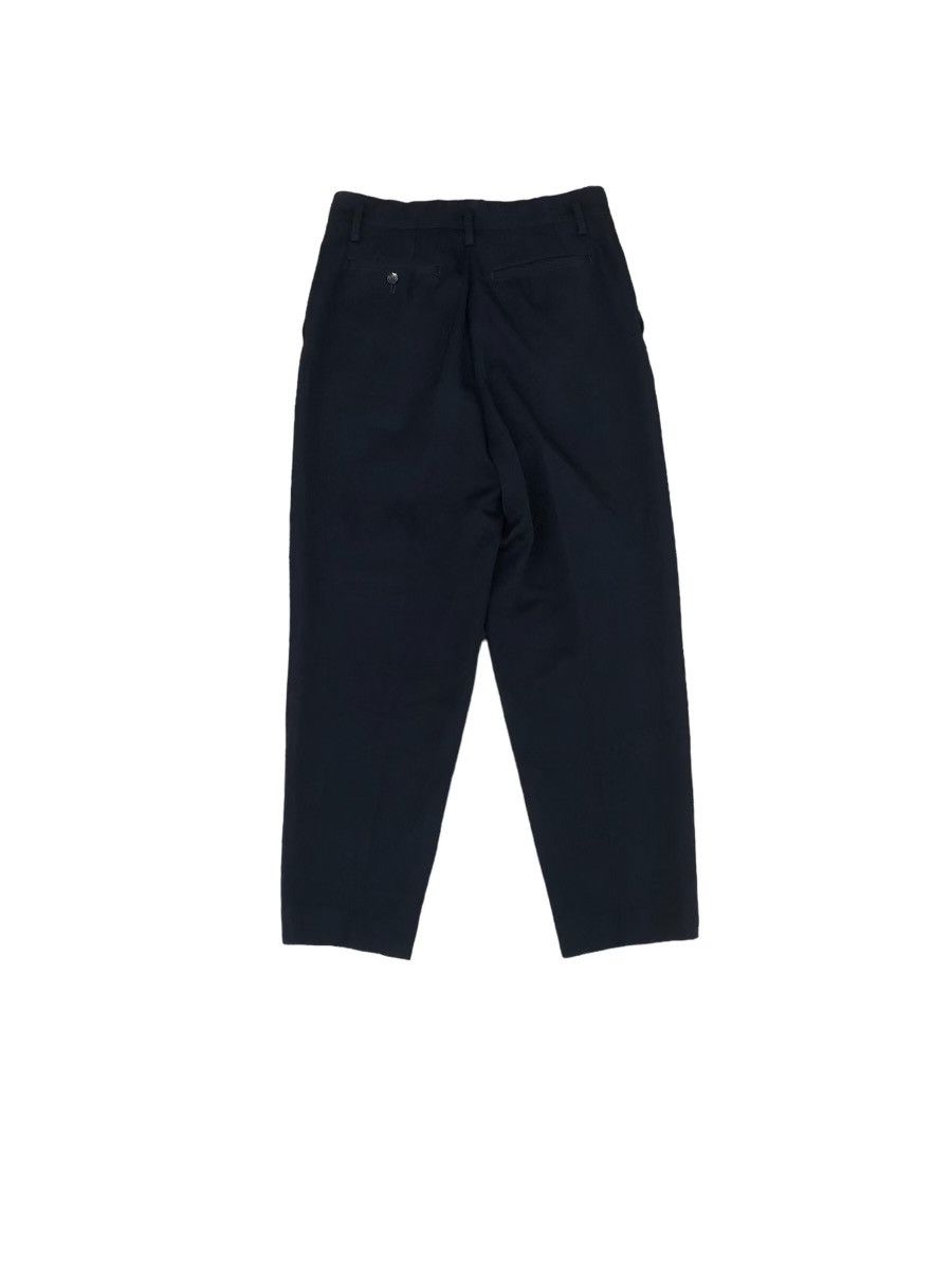 Comme des Garcons × Comme des Garcons Homme × Comme des Garcons Homme Plus AD1991 Tricot Comme des Garcons Wool Navy Pleated Trousers Size US 29 - 3 Thumbnail