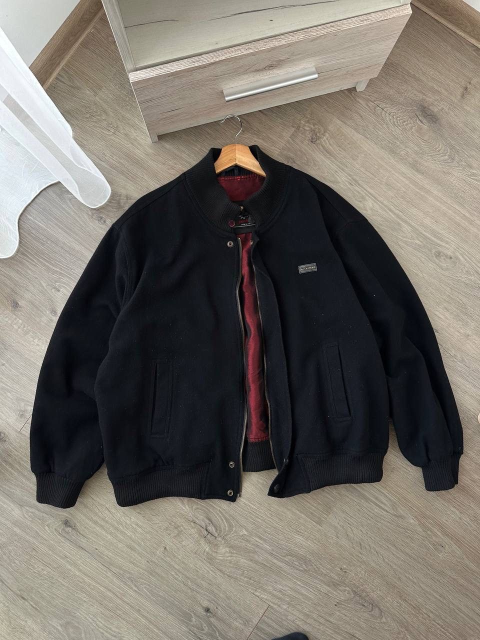Paul & Shark × Vintage Vintage Black Wool Paul & Shark Jacket Size US L / EU 52-54 / 3 - 1 Thumbnail