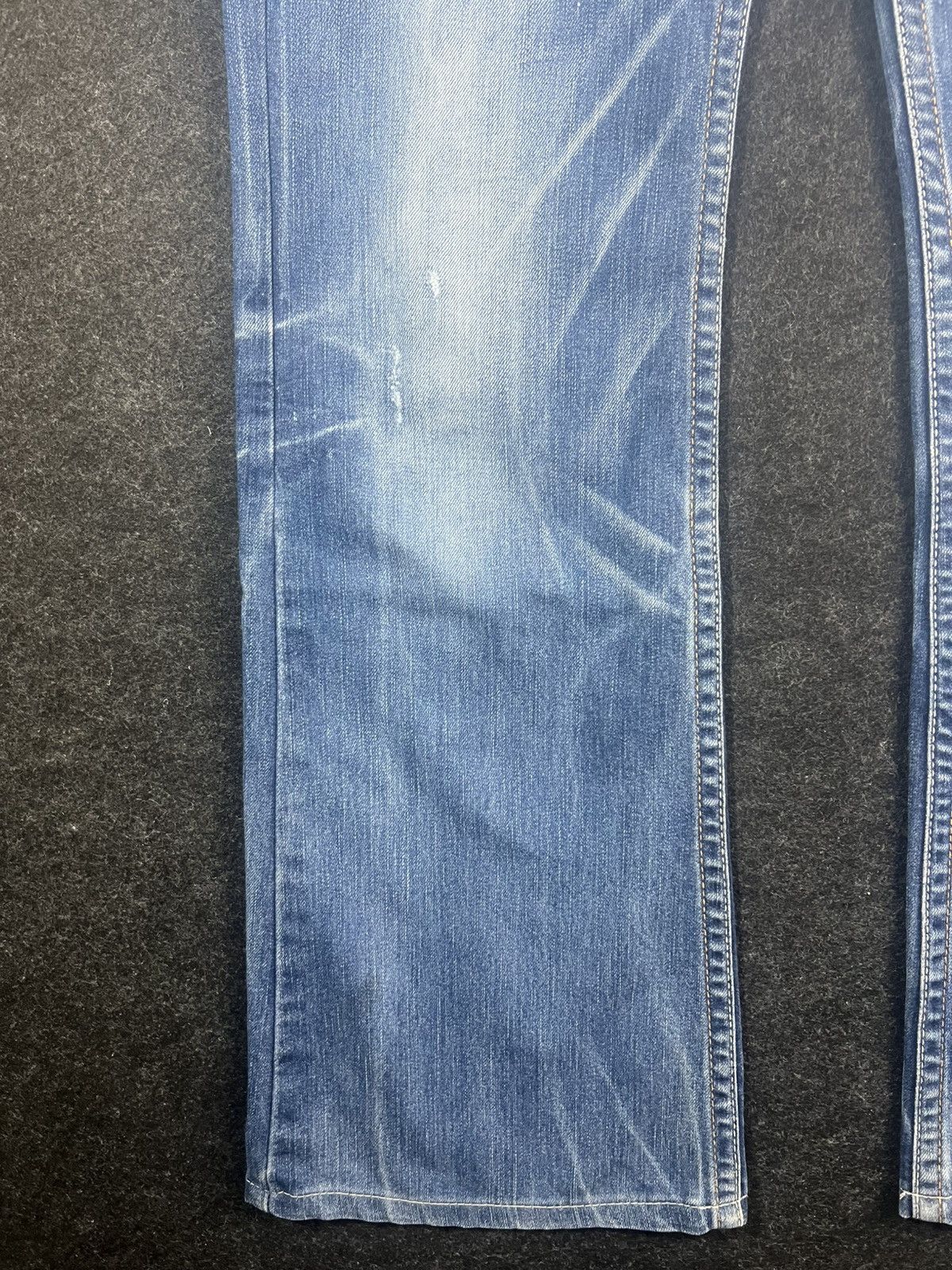 In The Attic RARE 🔥 Red Pepper Flower Embroidery Flare Jeans like LGB Size US 31 - 5 Thumbnail