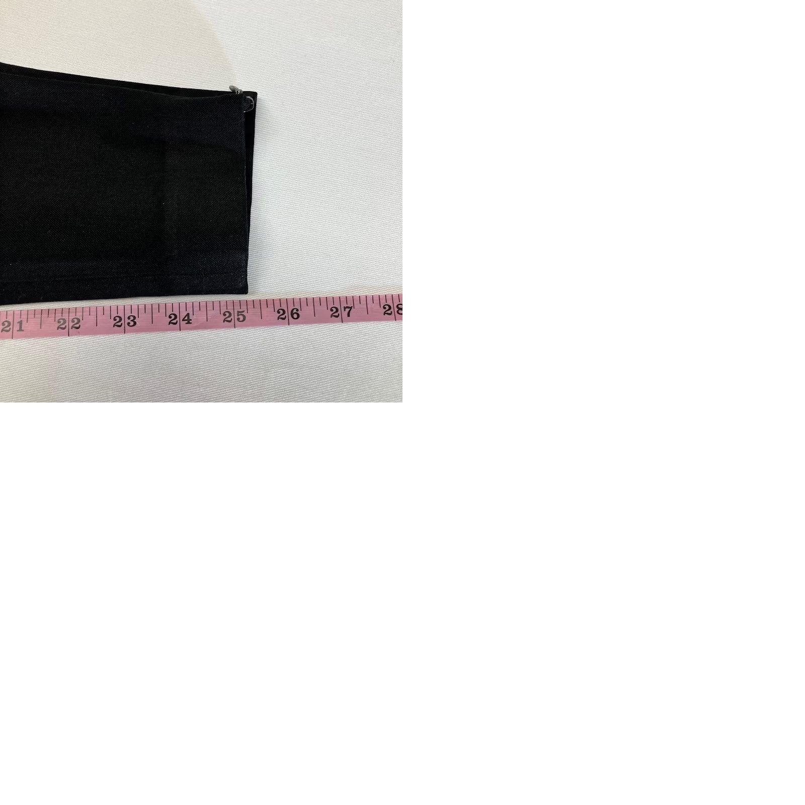 Banana Republic VINTAGE Banana Republic Sloan Slim Fit Crop Dress Pants Black Navy Size 2 Mid Rise Men? No. Wait. Size 26" / US 2 / IT 38 - 9 Thumbnail
