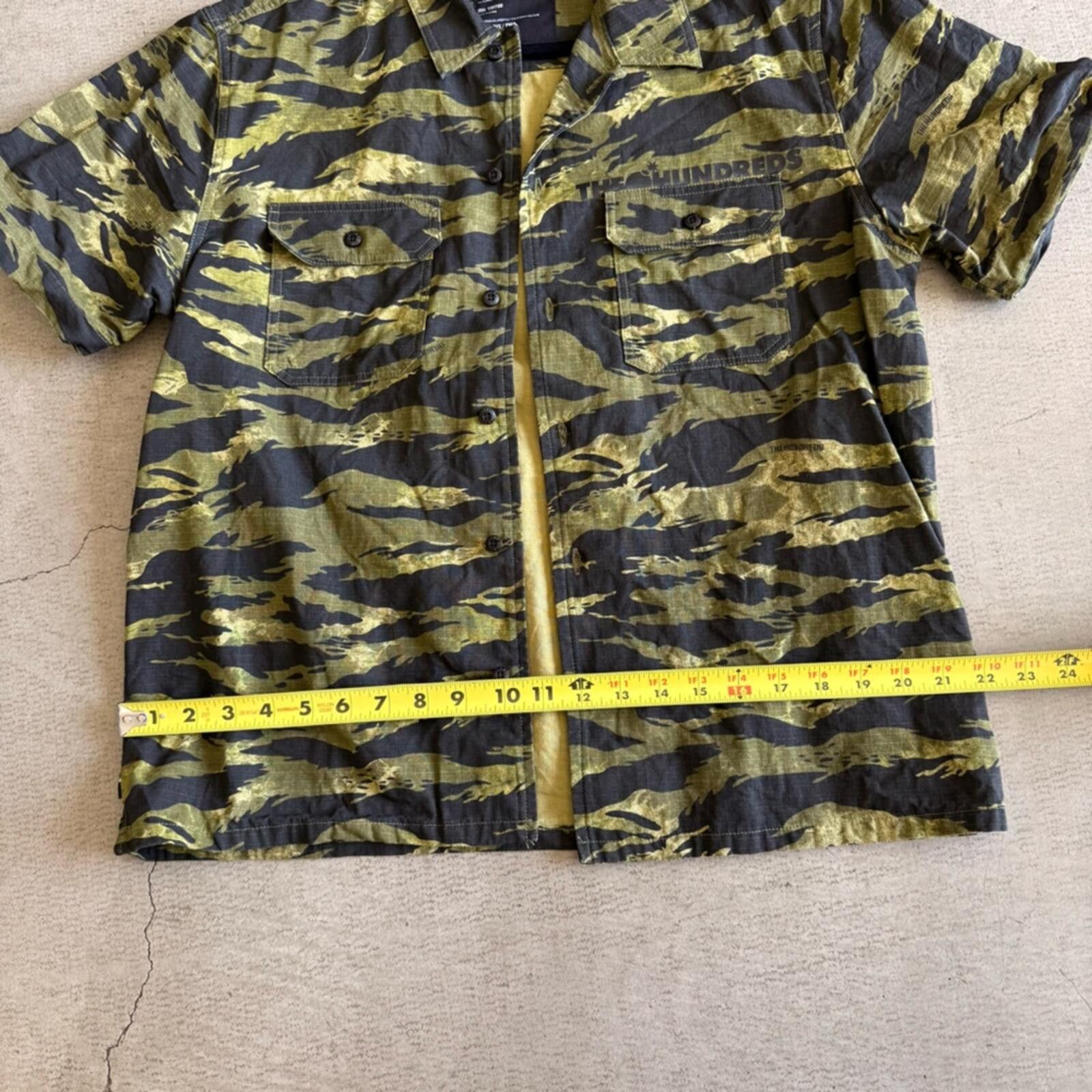 The Hundreds The Hundreds / BDU Camo Button Up Shirt / Green / M Size US M / EU 48-50 / 2 - 6 Thumbnail