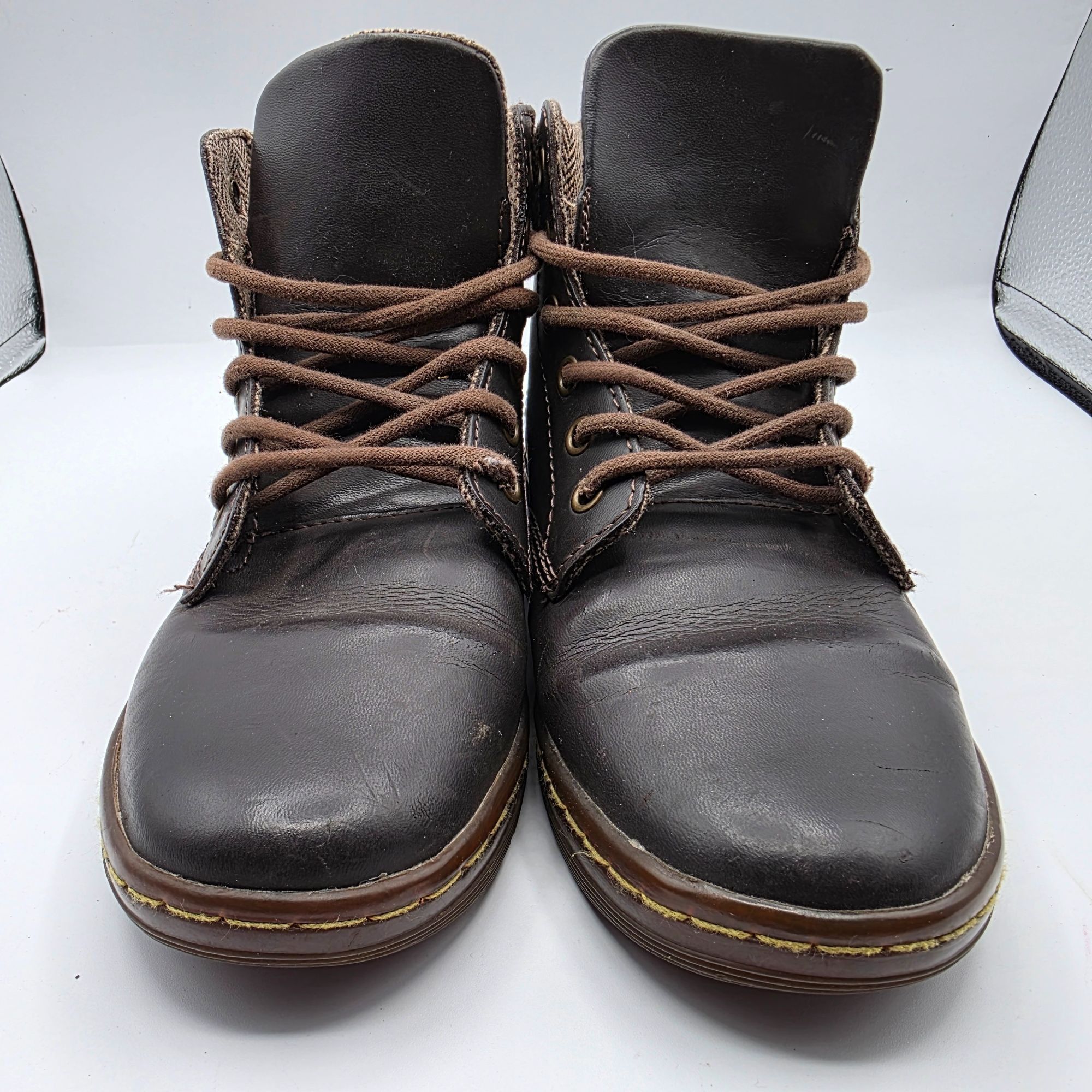 Dr. Martens Dr Martens Maelly Womens Size 7 Brown Leather Ankle Boots Wa Size US 7 / IT 37 - 2 Thumbnail