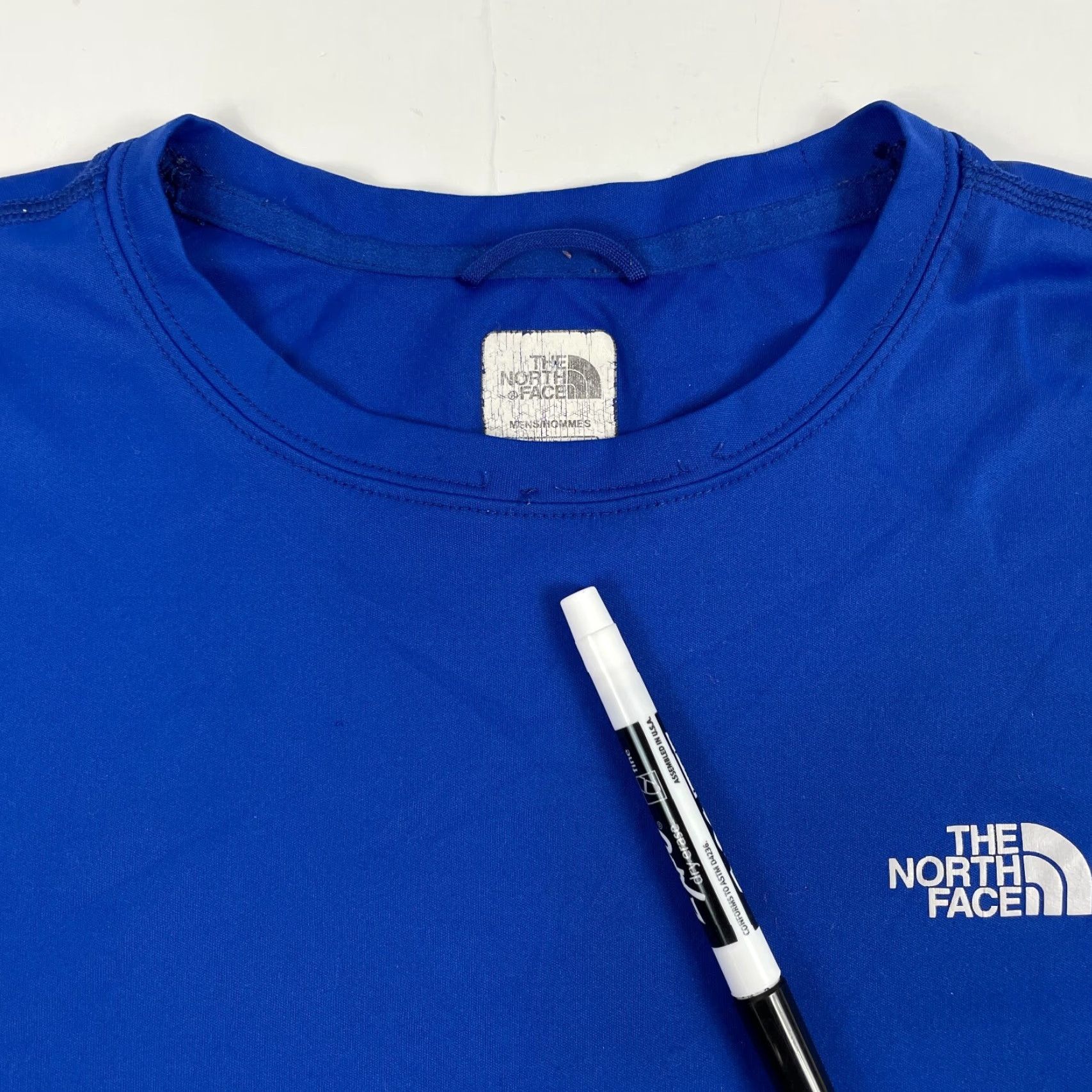 The North Face The North Face Shirt Mens Large Blue Vaporwick Short Sleeve Hiking Gym Workout Size US L / EU 52-54 / 3 - 7 Thumbnail