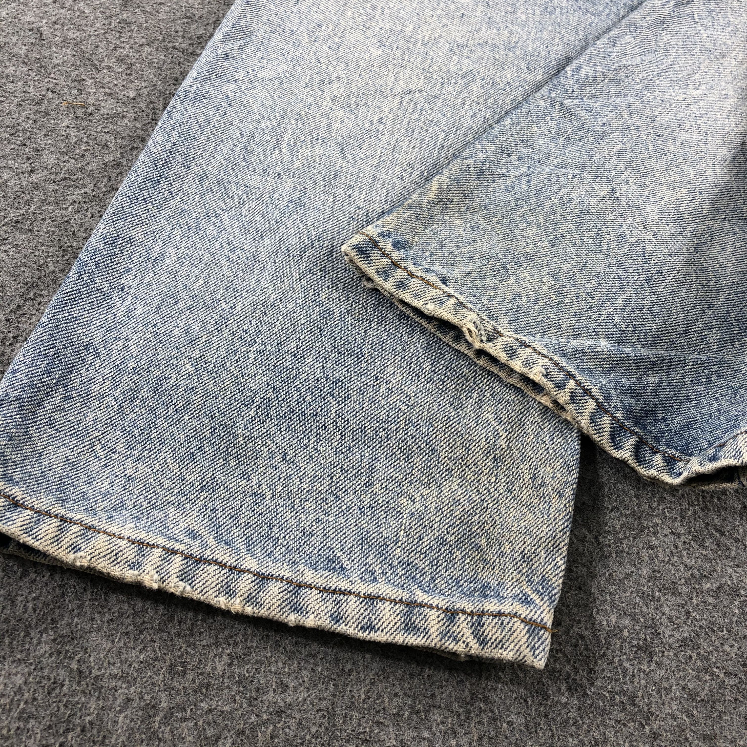 Levi's 90s Vintage Blue Wash Levis 505 Jeans-J2406 Size US 34 / EU 50 - 6 Thumbnail