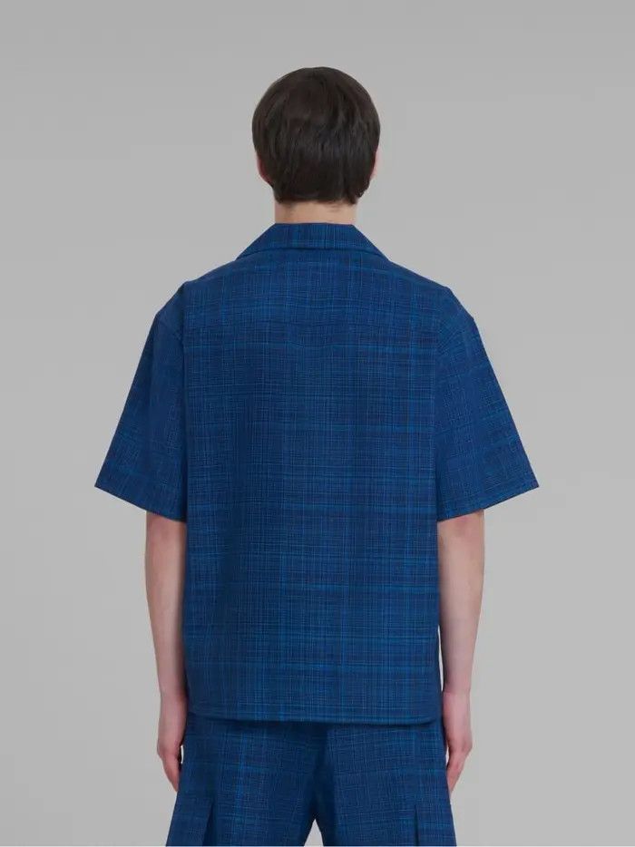 Marni o1w1db10125 Sleeved Shirt in Blue Size US XL / EU 56 / 4 - 2 Thumbnail