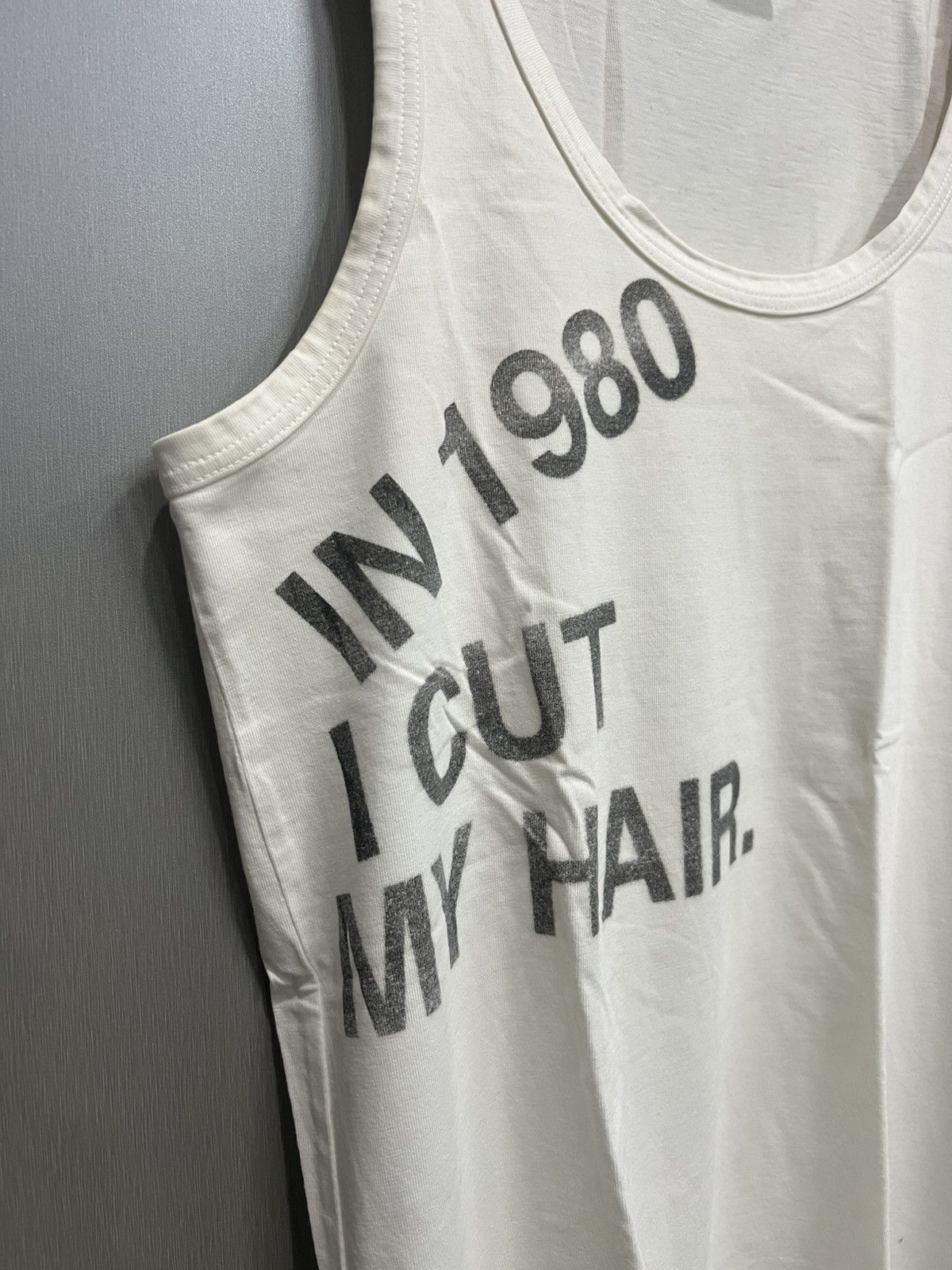 If Six Was Nine PPFM Tank Top “In 1980 I Cut My Hair” Size US M / EU 48-50 / 2 - 2 Thumbnail