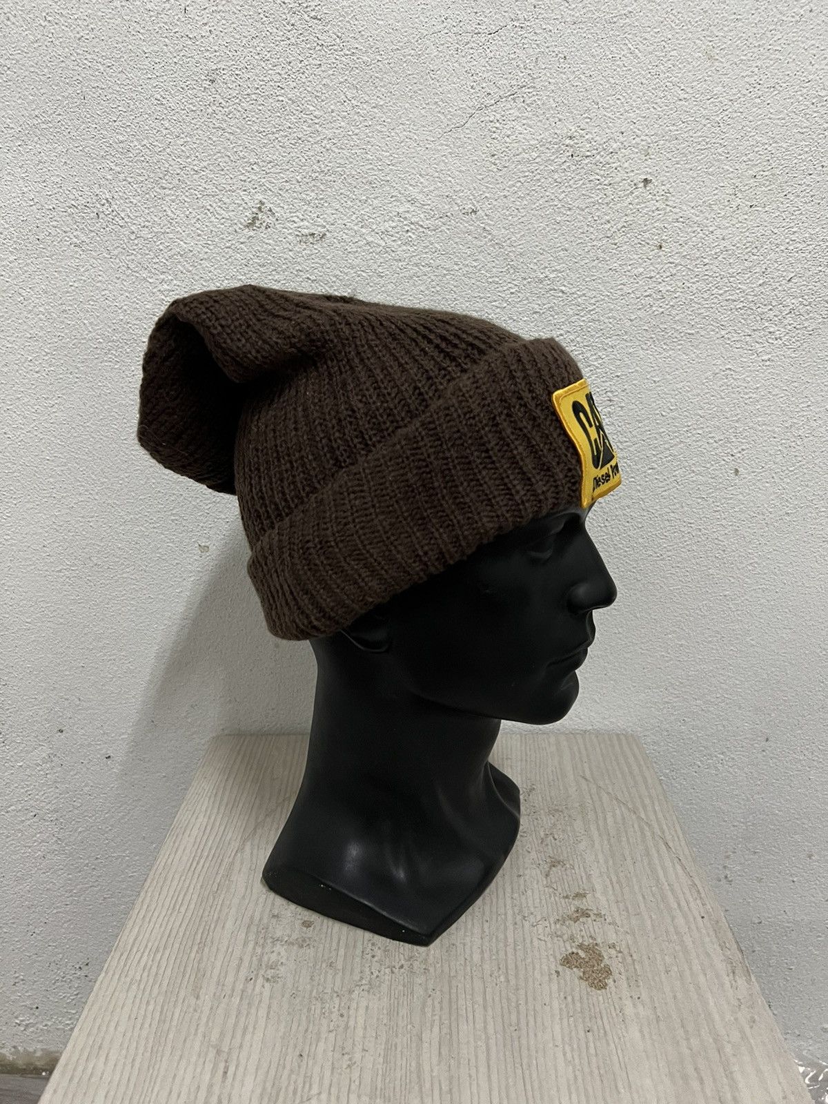 Caterpillar Vintage Caterpillar Big Logo Beanie Hat Size ONE SIZE - 4 Thumbnail