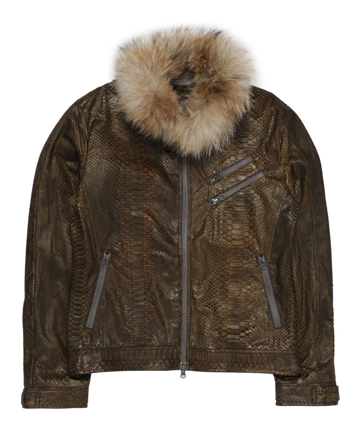 Japanese Brand Vertgarments phyton leather jacket Size US S / EU 44-46 / 1 - 1 Thumbnail