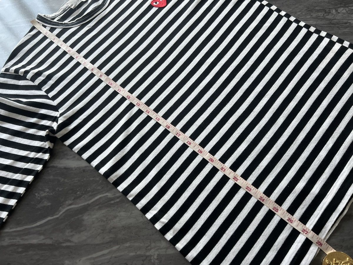 Comme des Garcons Comme Des Garcons : Play Black White Stripe Long Sleeve Size US L / EU 52-54 / 3 - 7 Thumbnail