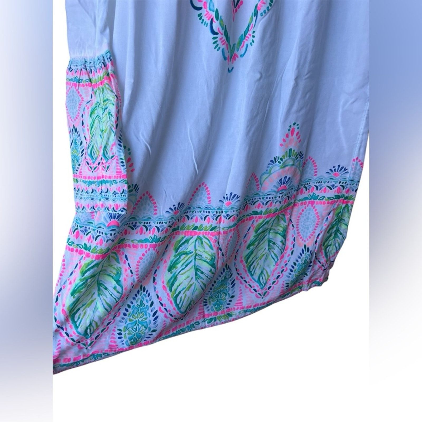 Lilly Pulitzer Lilly Pulitzer Nevie Off the Shoulder Dress Size XS Size XS / US 0-2 / IT 36-38 - 9 Thumbnail
