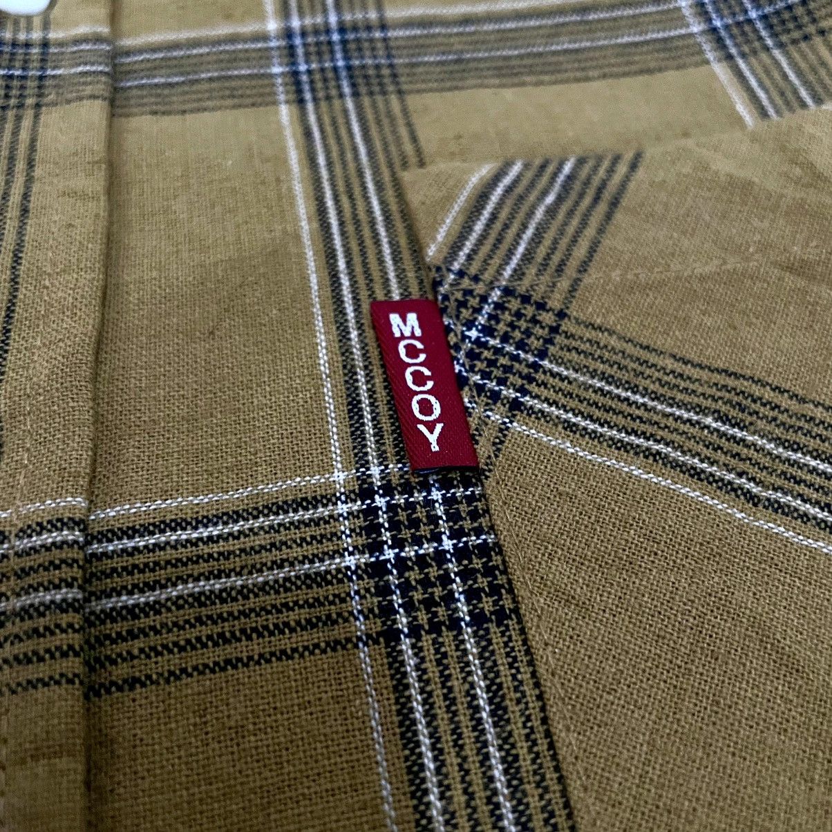 Japanese Brand The Real McCoy by Gili Union Button Up Shirt Plaid Mustard Size US L / EU 52-54 / 3 - 7 Thumbnail