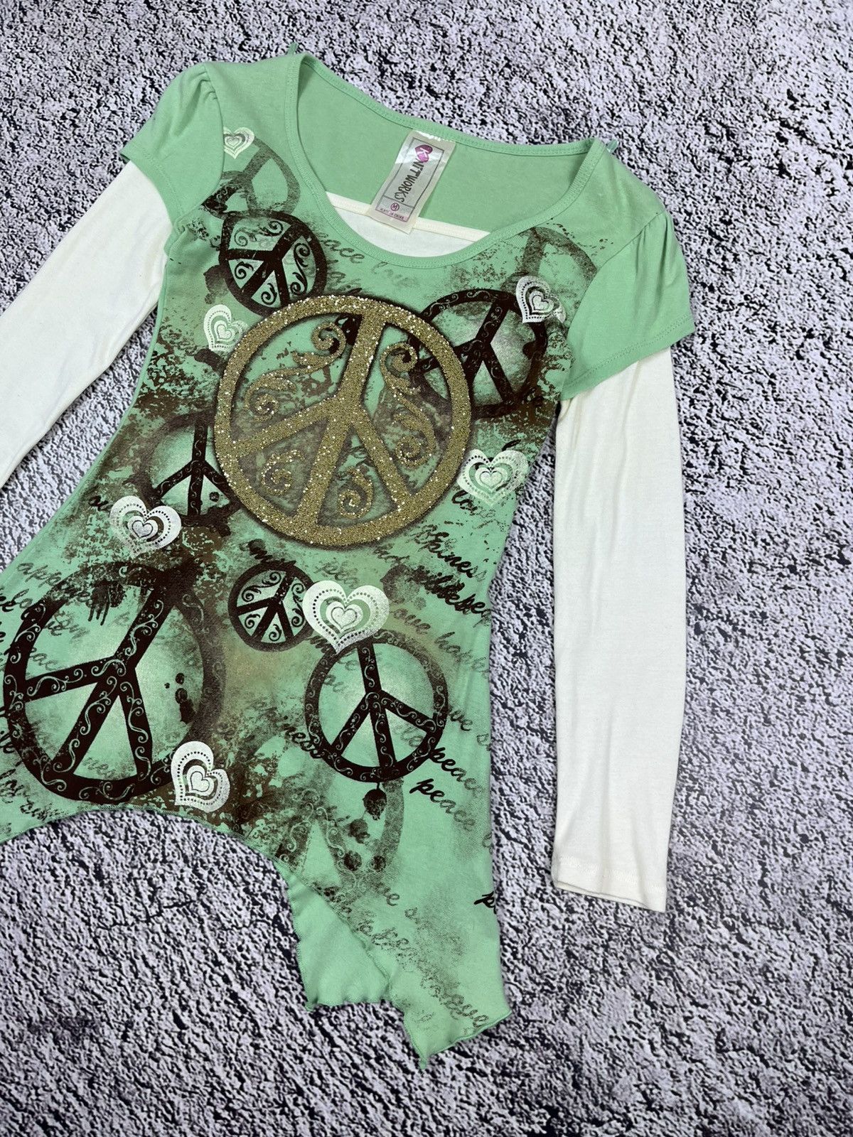 Japanese Brand Vintage Y2K Printed Piece Longsleeve Tunic size M Size M / US 6-8 / IT 42-44 - 3 Thumbnail