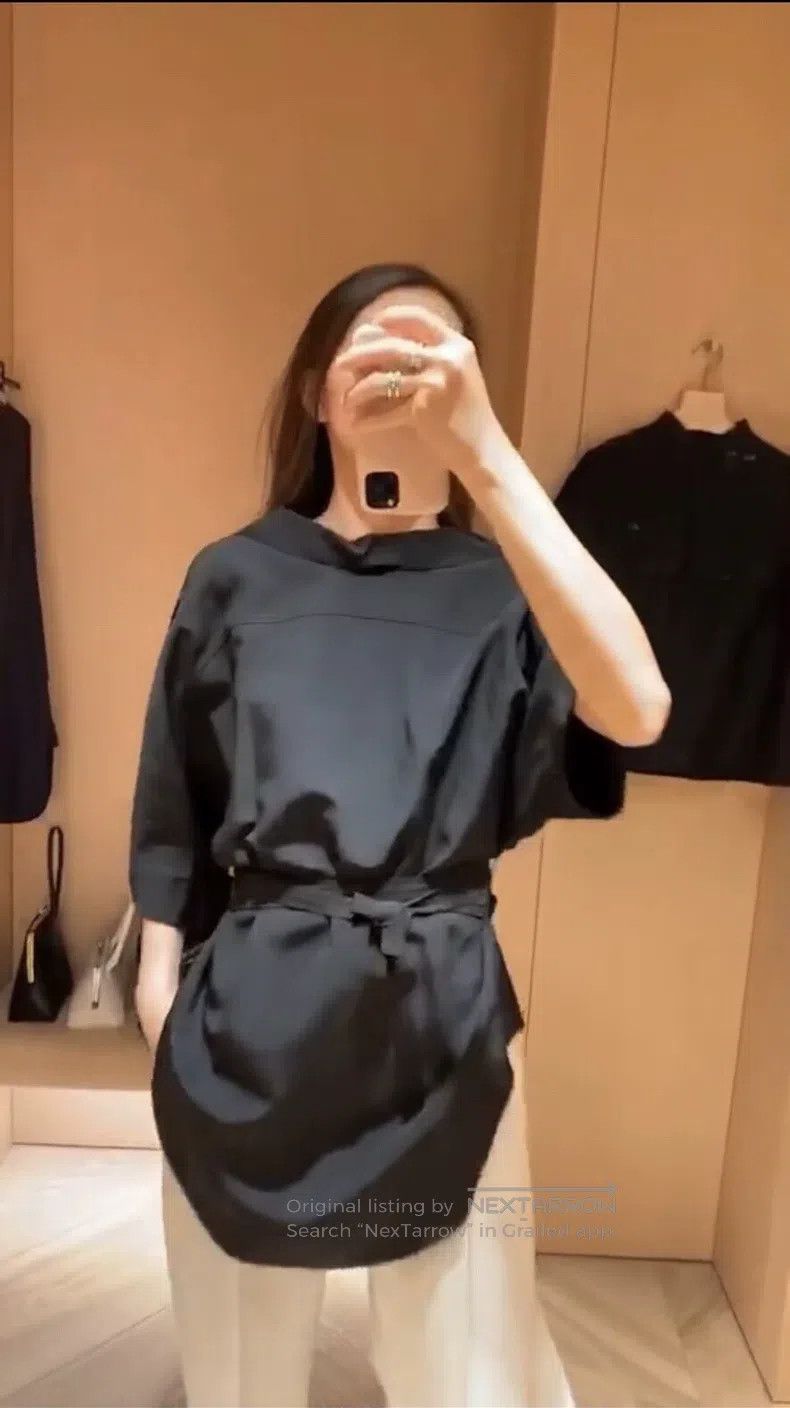 Jil sander Black lace-up jacket