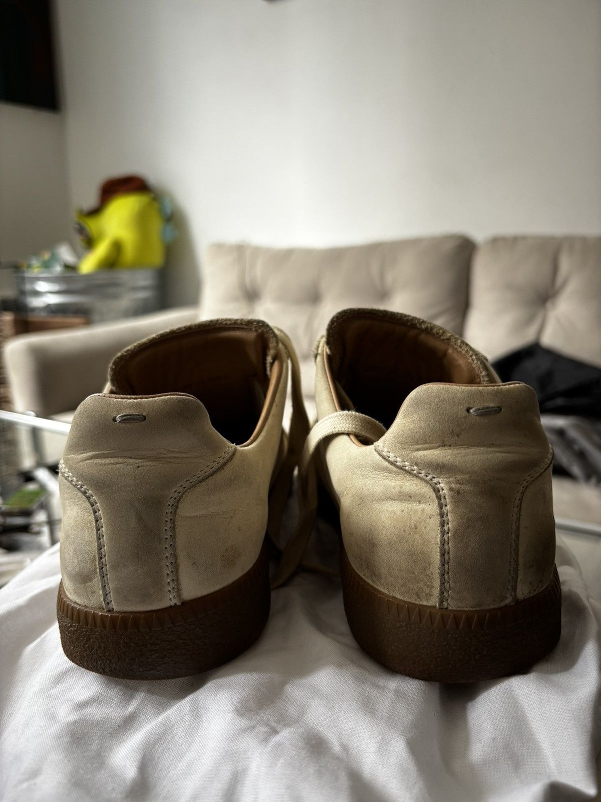 Maison Margiela Maison margiela paint splatter sneakers size 40(8) Size US 8 / EU 41 - 5 Thumbnail