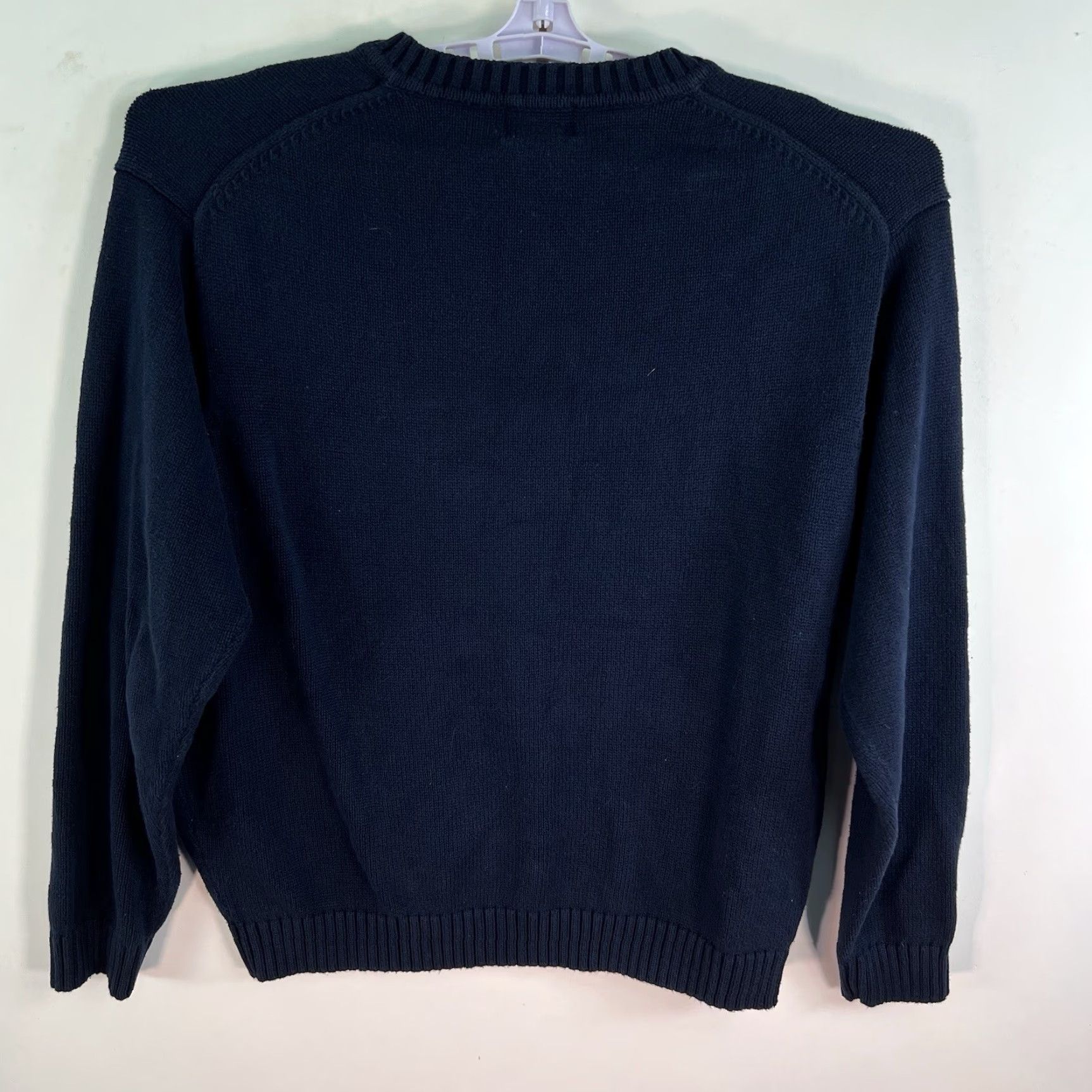 Vintage L.L. Bean Cashmere V-Neck Sweater Men's Size L Blue Classic Pullover Long Sleeve Machine Washable Size US L / EU 52-54 / 3 - 5 Thumbnail