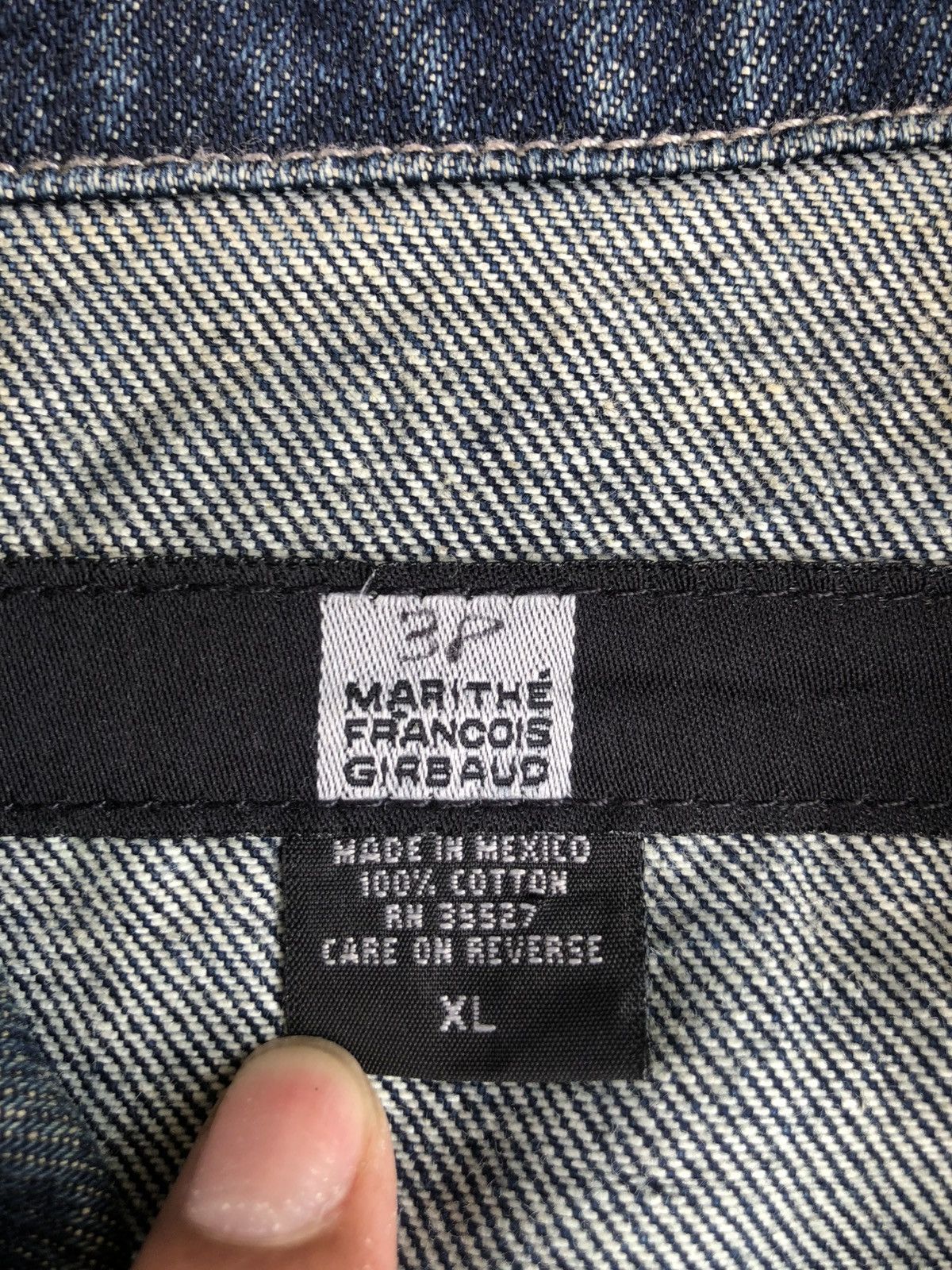 Marithe + Francois Girbaud Marithe Francois Girbaud Denim Jacket Baggy Size US XL / EU 56 / 4 - 21 Thumbnail