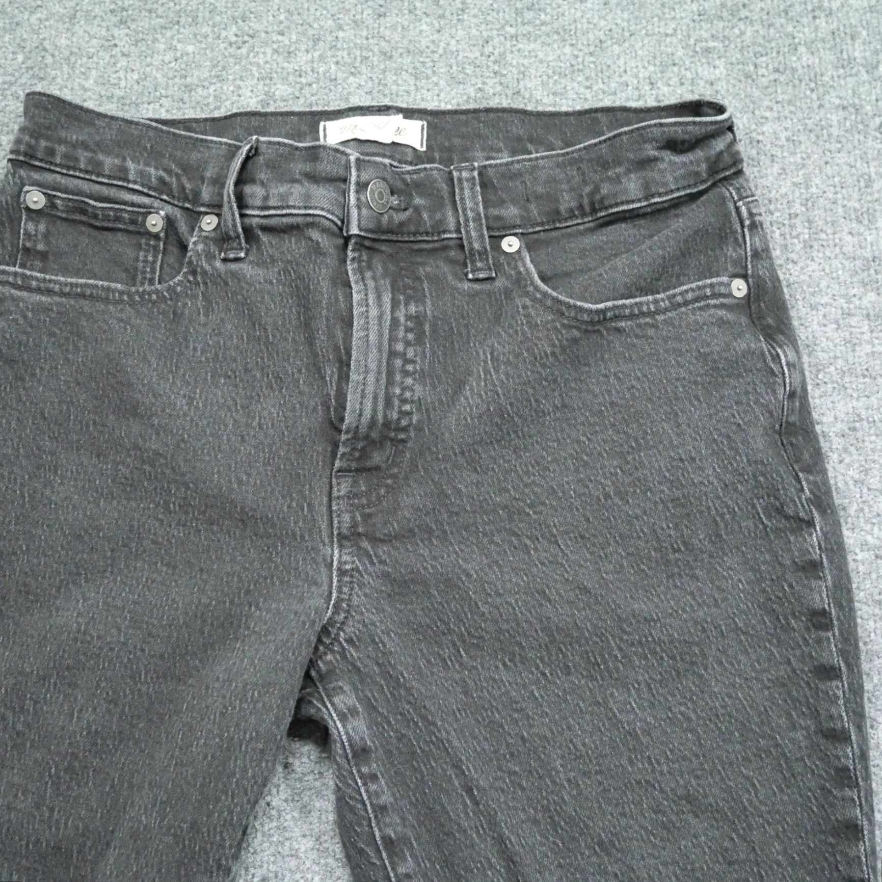 Madewell Madewell Jeans Womens 32 Black Mid Rise Vintage Tapered 5-Pocket Comfort Stretch Slim Jeans Mens? Size 24" / US 00 / IT 34 - 2 Thumbnail