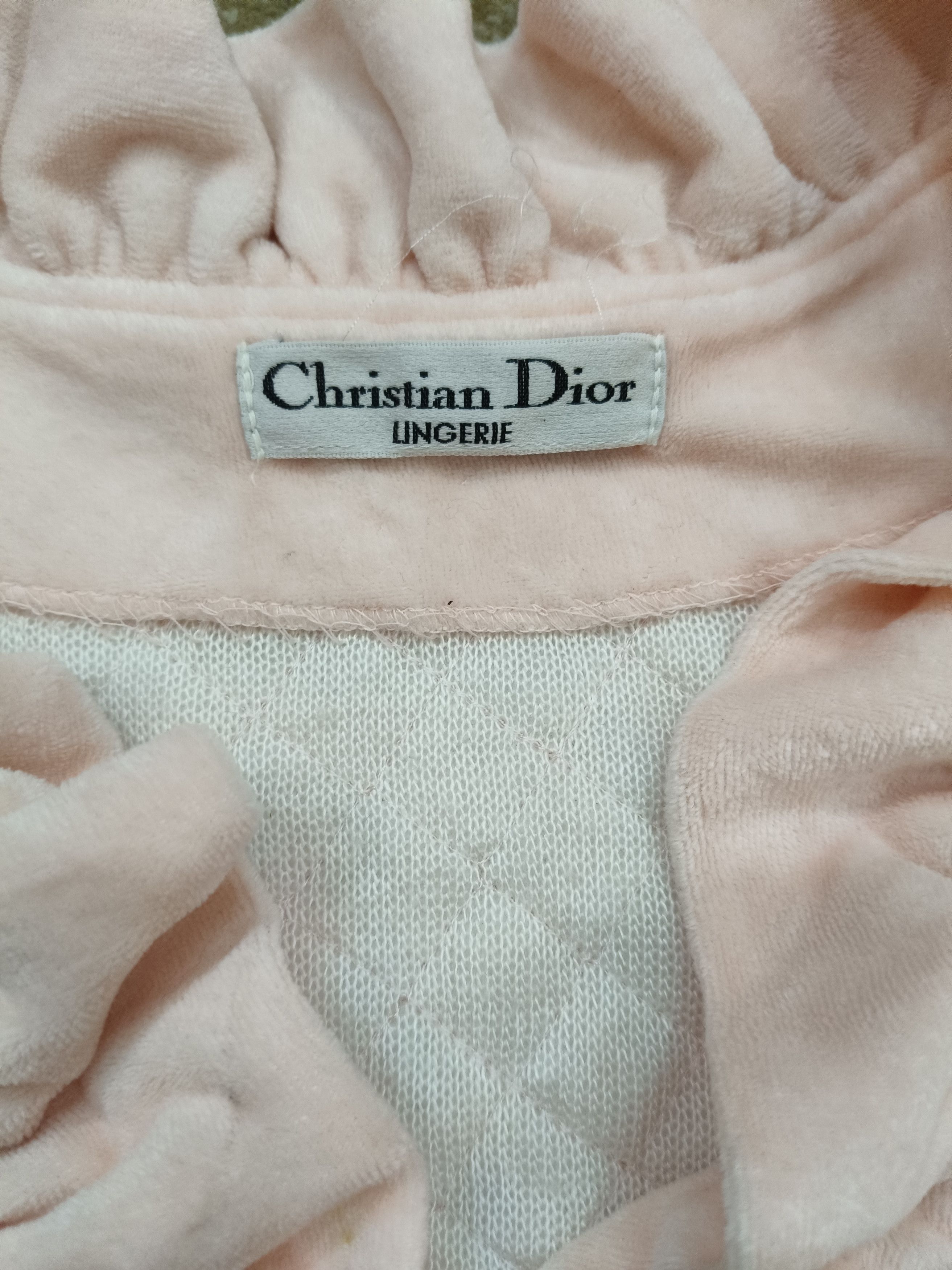 Christian Dior Monsieur × Dior × Vintage Vintage CD Velvet Lingerie Size ONE SIZE - 4 Thumbnail