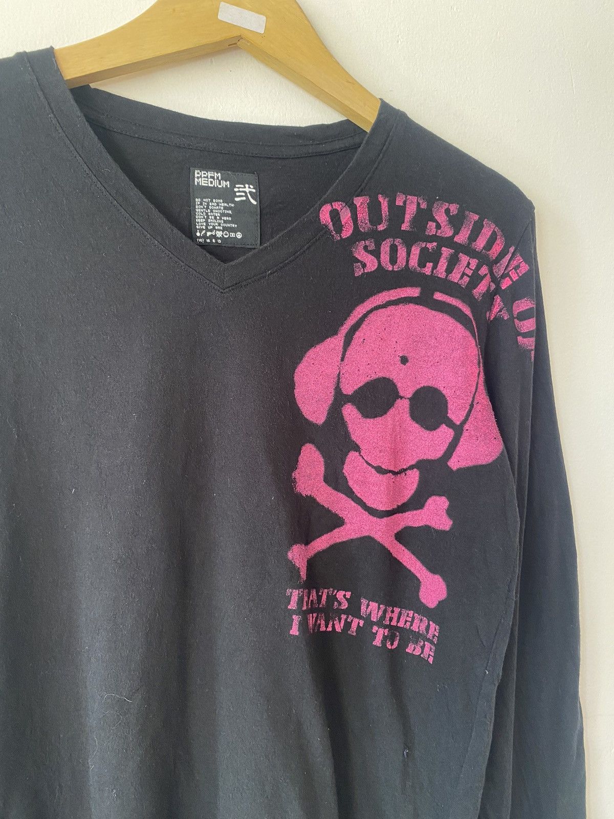 Hysteric Glamour PPFM Skull Longsleeve Size US M / EU 48-50 / 2 - 7 Thumbnail