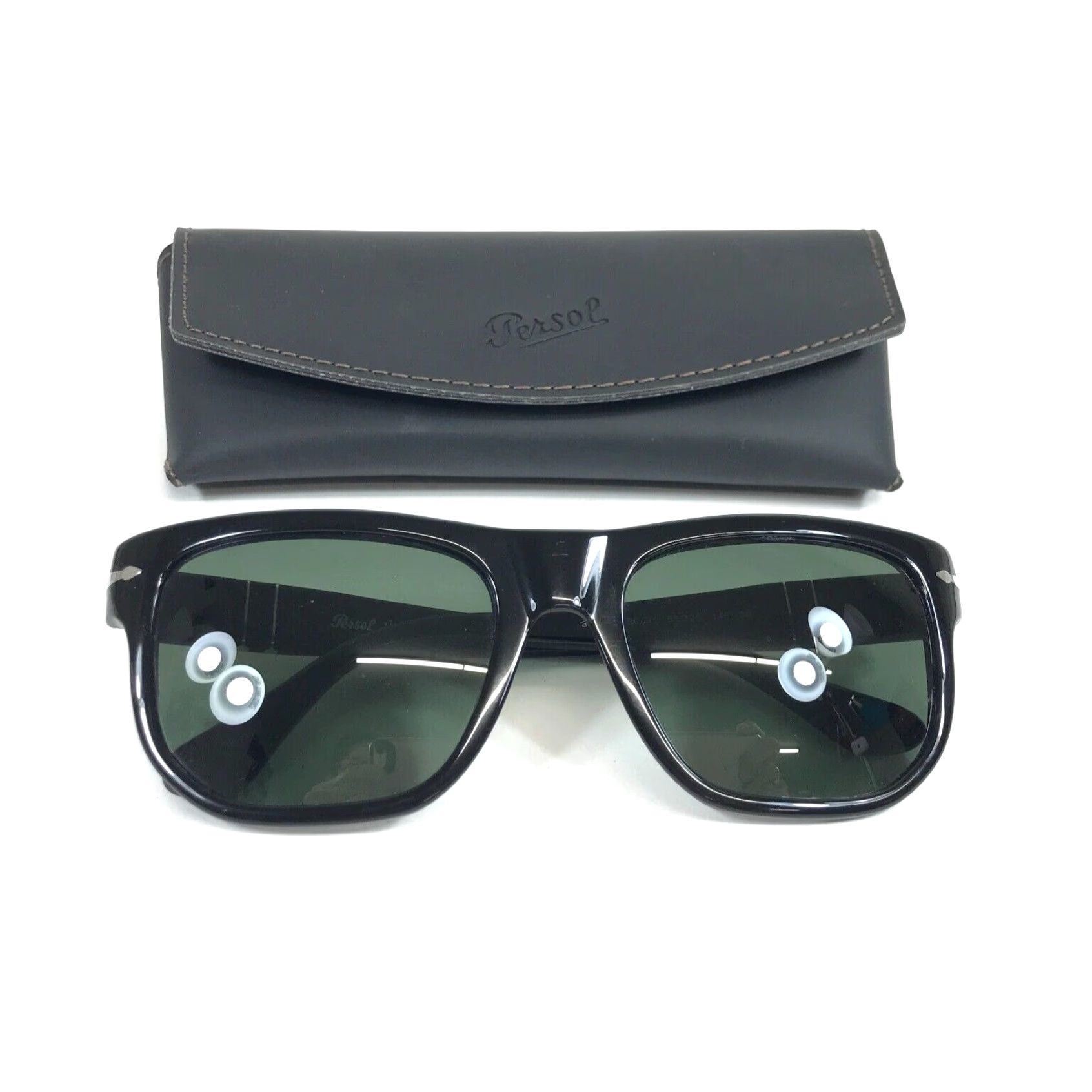 Persol Shiny Black Square Shaped FramesEyewear Model 3306-S 95/31 Size ONE SIZE - 2 Thumbnail