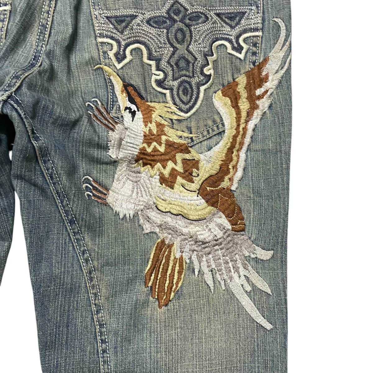 Antik Denim Vintage Antik Denim Embroidery Jeans Distressed Size US 34 / EU 50 - 13 Thumbnail