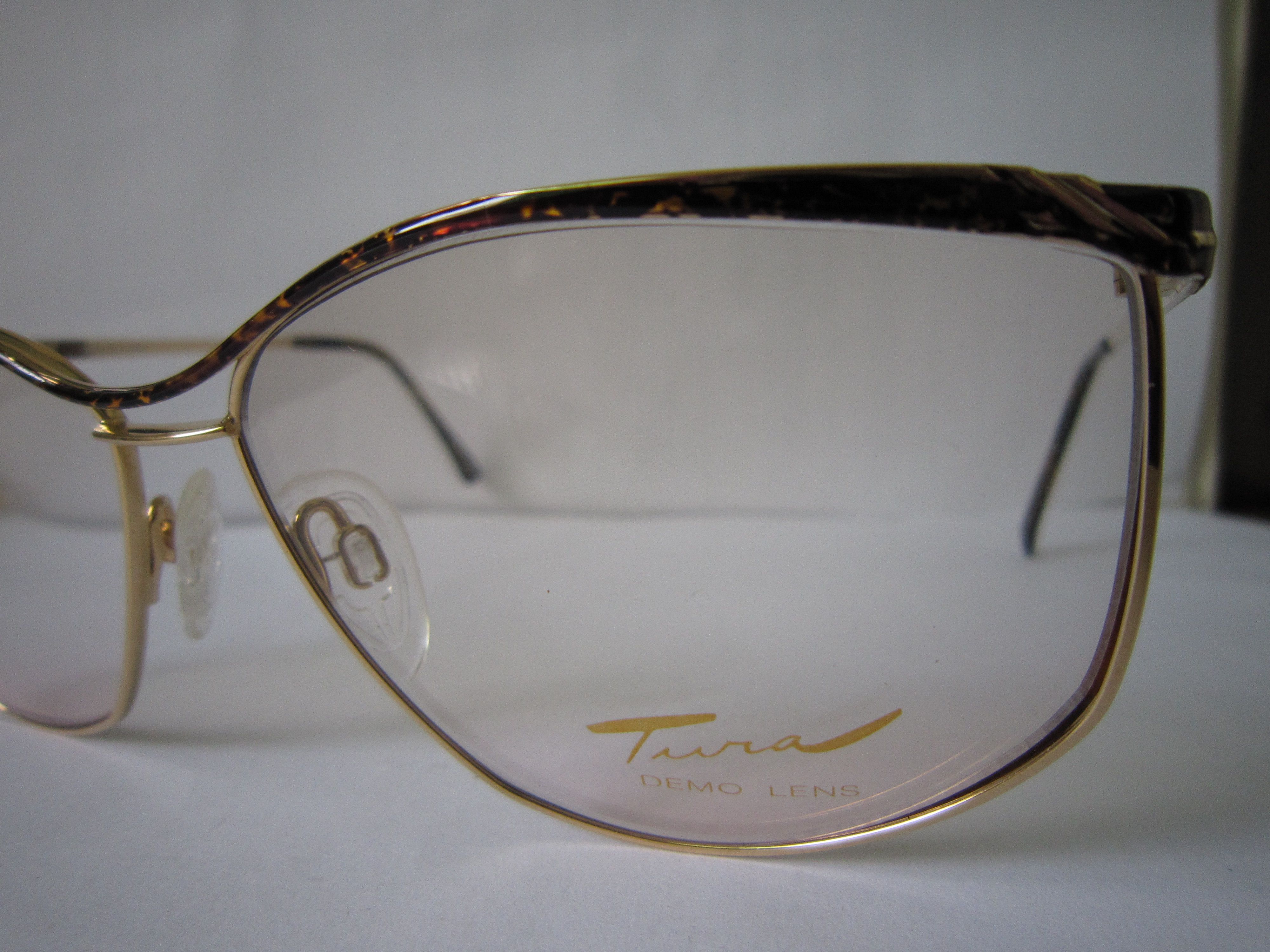 Vintage Vintage 80s TURA Mod 216 Woman Eyeglasses Frame Japan Size ONE SIZE - 3 Thumbnail