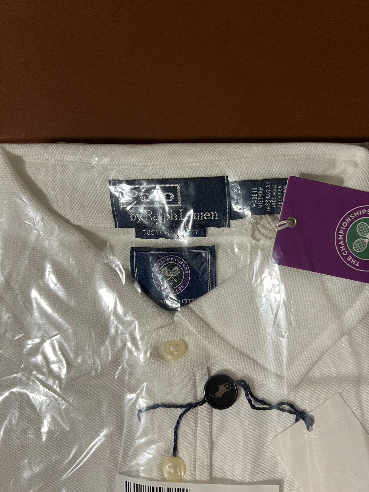 Polo Ralph Lauren Polo Ralph Lauren Wimbledon Custom Slim Fit Polo Shirt XL Size US XL / EU 56 / 4 - 6 Thumbnail
