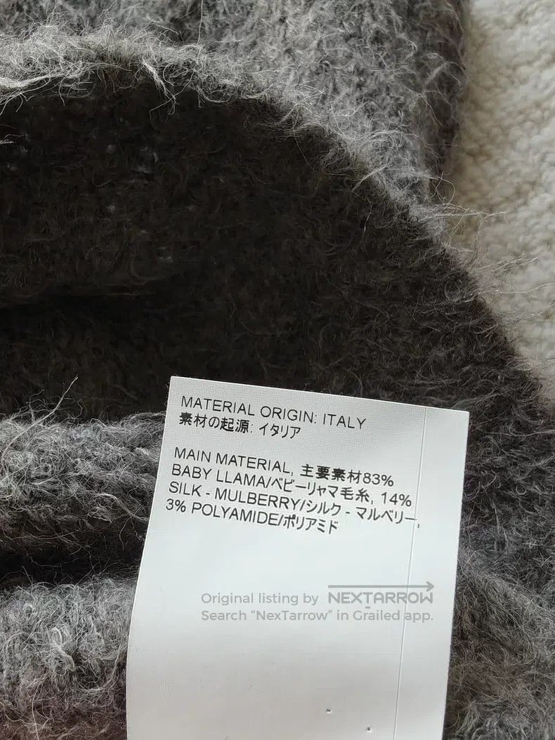 Our Legacy Our Legacy Solid Color Chunky Knit Round Neck Pullover Swe Size XS / US 0-2 / IT 36-38 - 6 Thumbnail