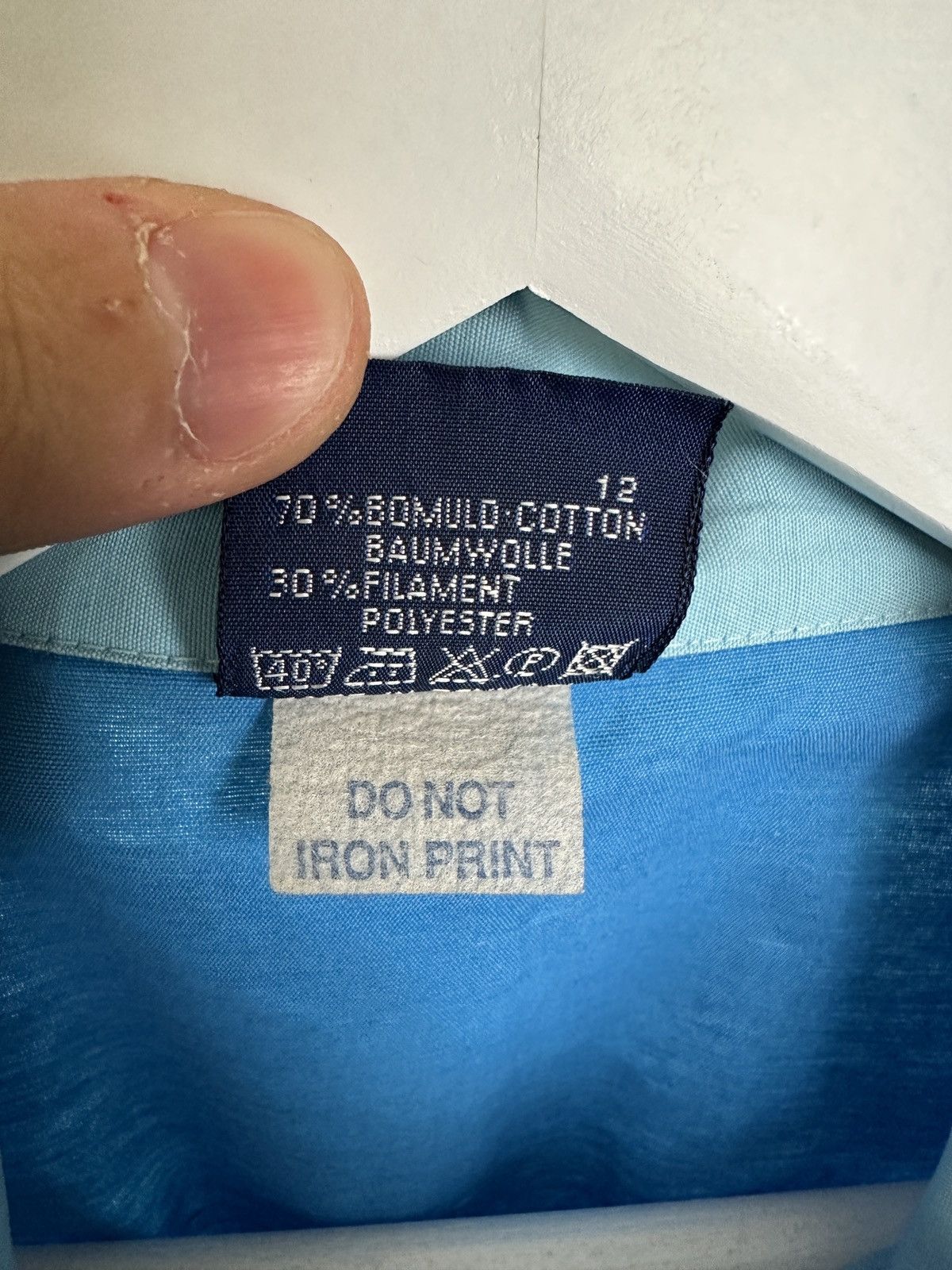 Nike × Vintage Vintage blue anorak jacket Nike 80s Size US L / EU 52-54 / 3 - 5 Thumbnail