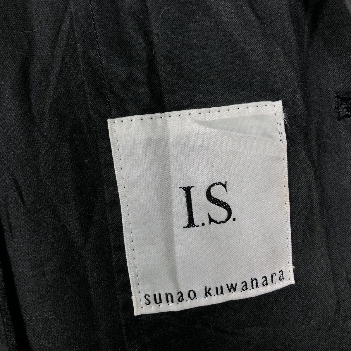 Issey Miyake Rich Black Long Jacket Double Collar Sunao Kiwahara IS Japan Size US M / EU 48-50 / 2 - 17 Thumbnail