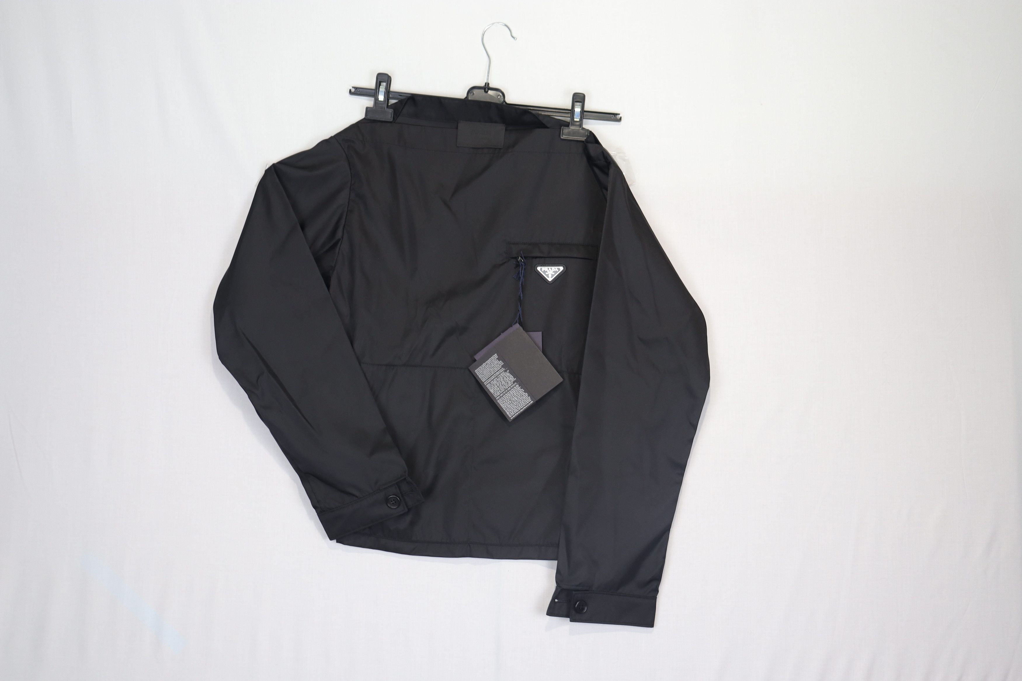 Prada o1rshd Re Nylon Triangle Logo Re-Nylon Blouson in Black Size US S / EU 44-46 / 1 - 2 Thumbnail