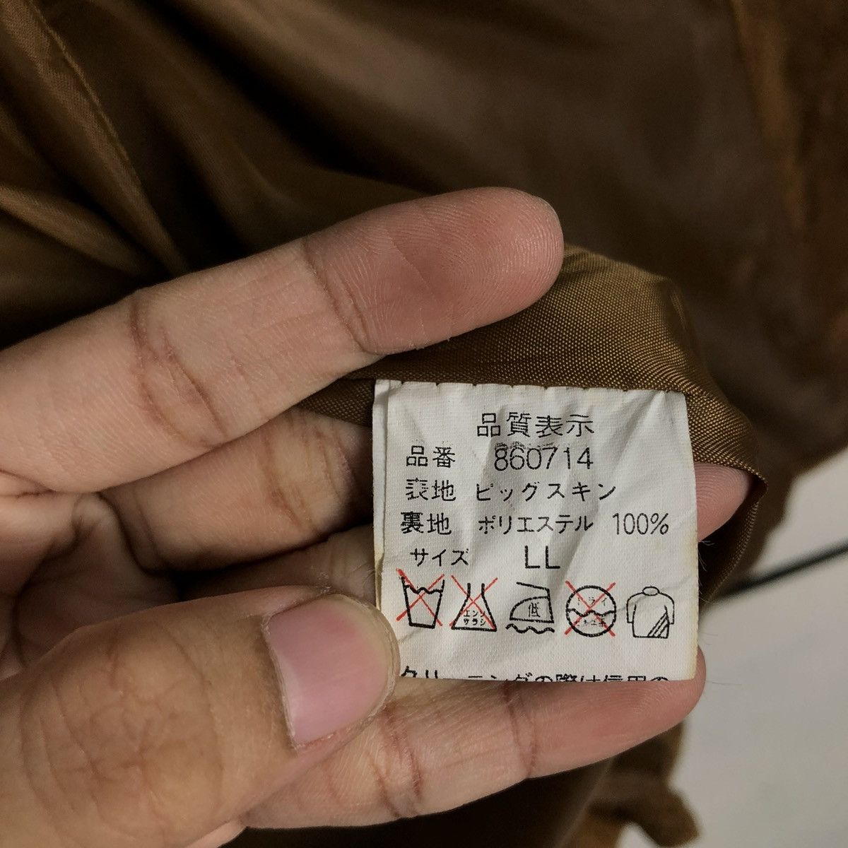 Japanese Brand 🔥VINTAGE GENUINE LEATHER JACKET VIVRE CLUB ISSEY MIYAKE Size US M / EU 48-50 / 2 - 20 Thumbnail