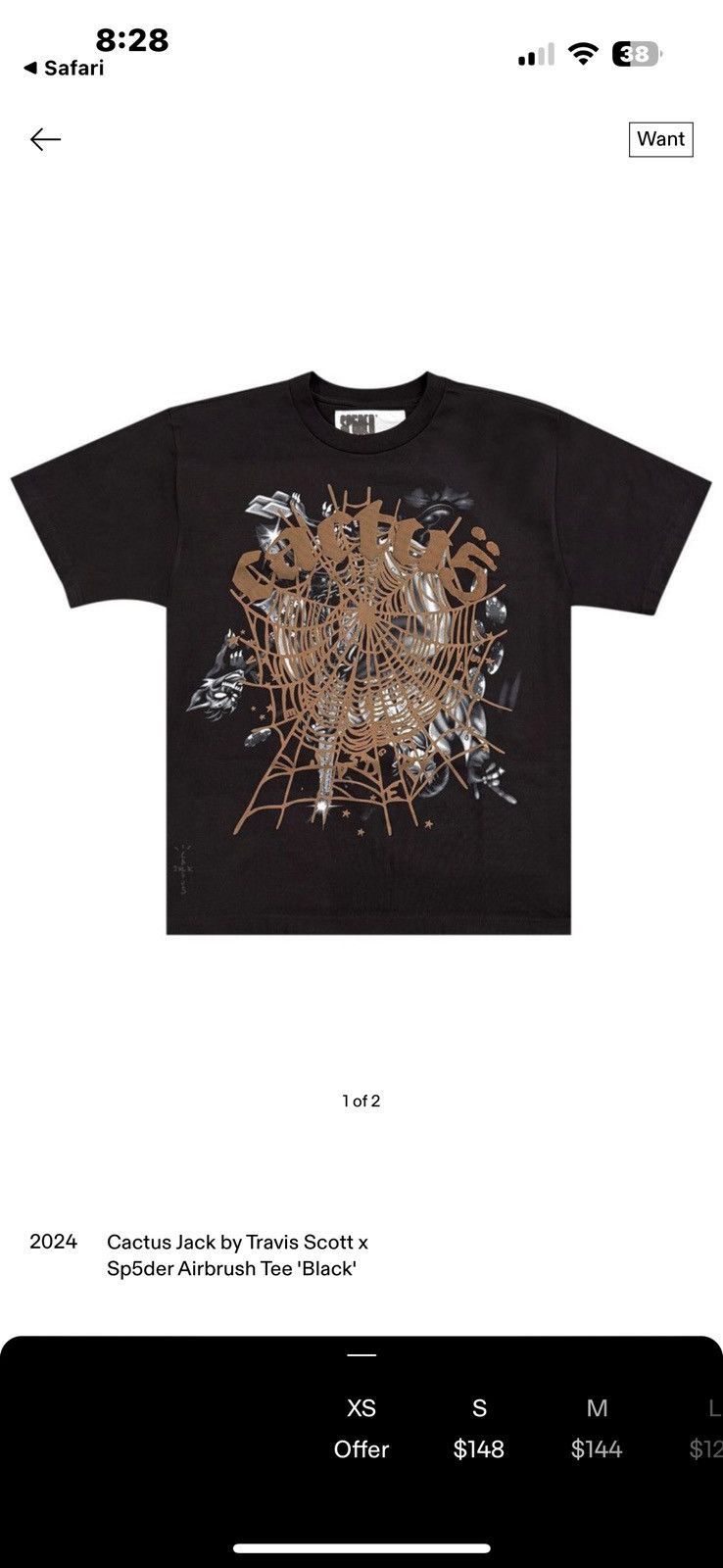 Cactus Plant Flea Market × Sp5der cactus con exclusive cpfm sp5der collab Size US M / EU 48-50 / 2 - 1 Thumbnail