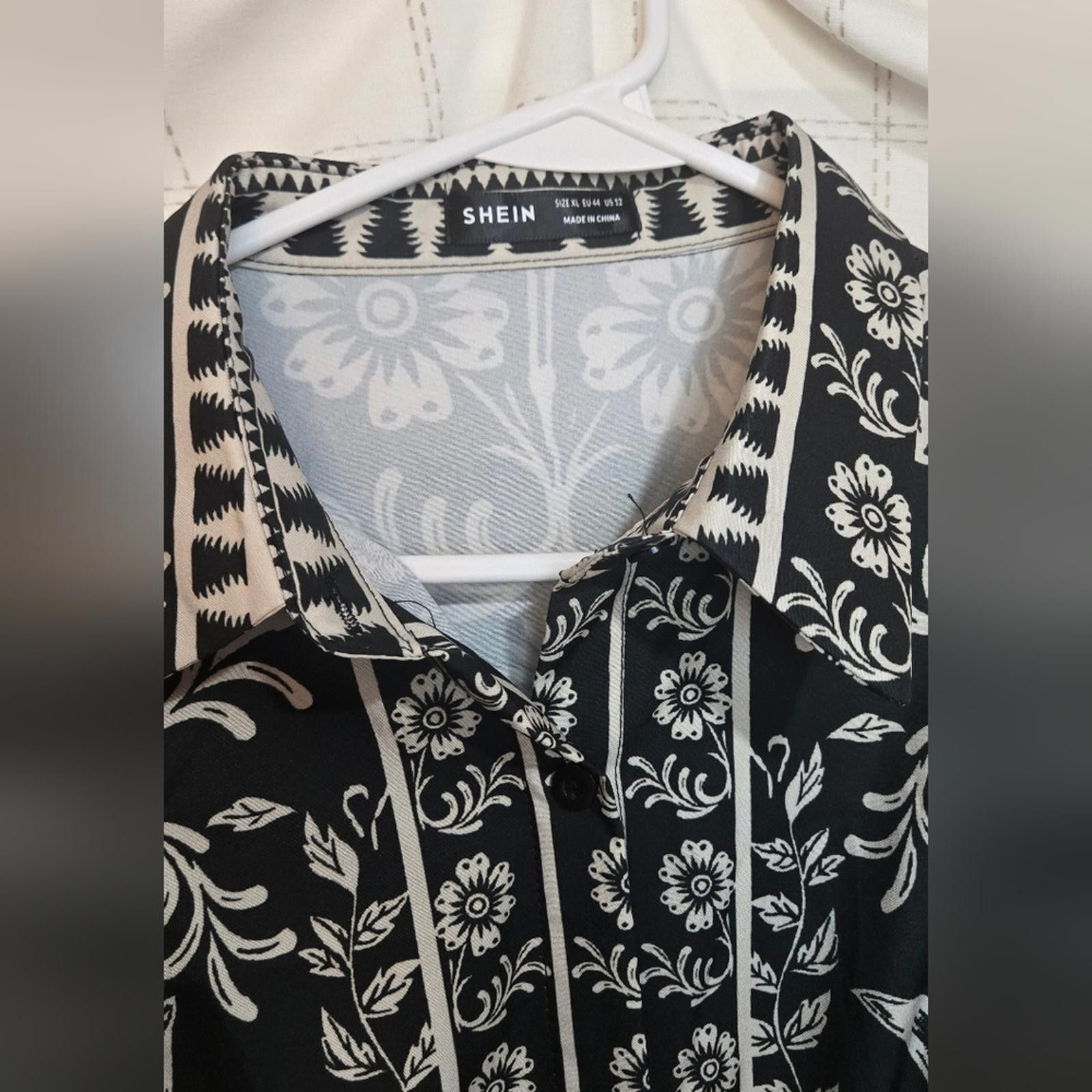 Shein Shein Collared Tunic Dress Size XL / US 12-14 / IT 48-50 - 4 Thumbnail