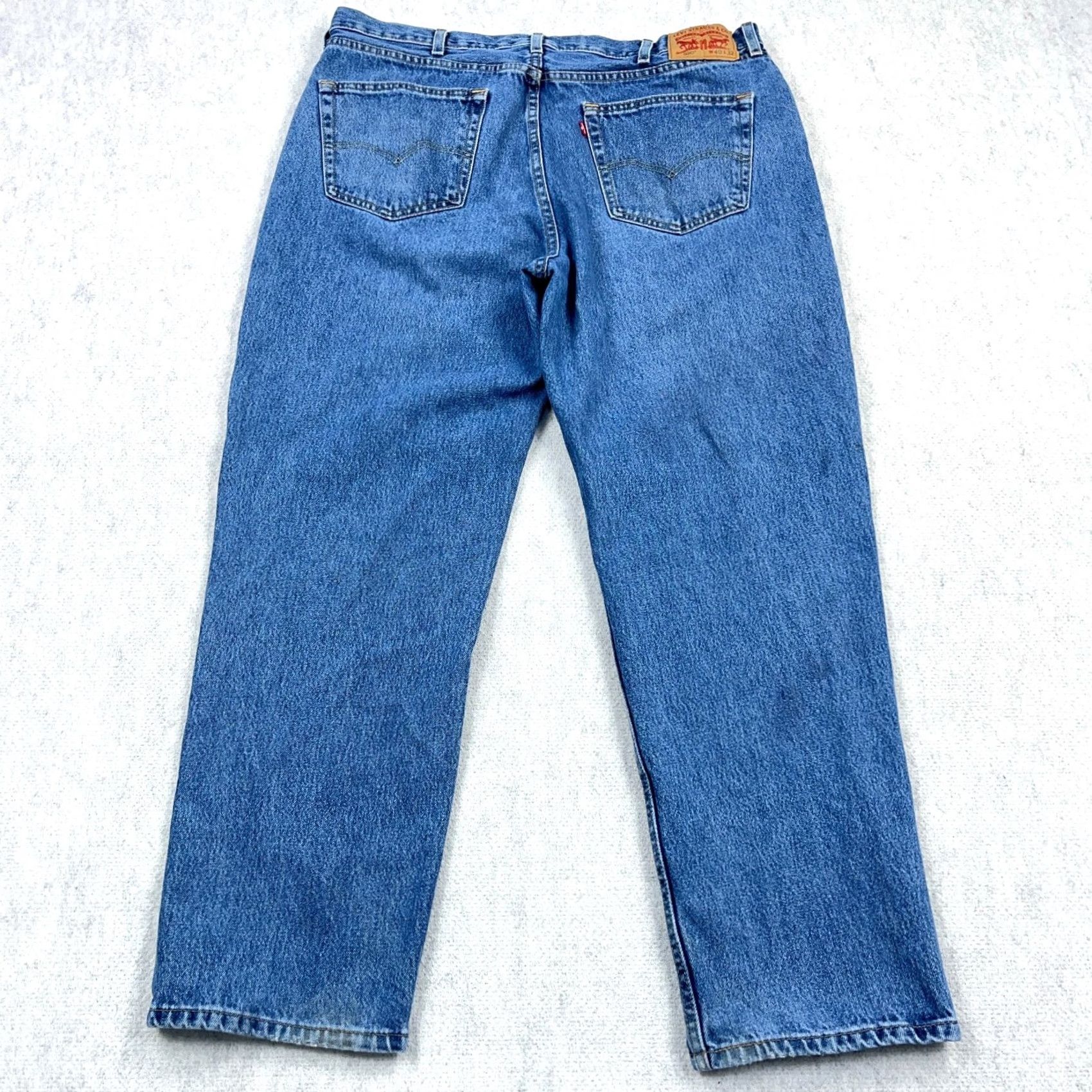 Levi's Vintage Levis 550 Jeans Men 40x32 Relaxed Fit Straight Leg Med Wash Baggy Jeans 90s American Classic Mens Size US 40 / EU 56 - 2 Thumbnail