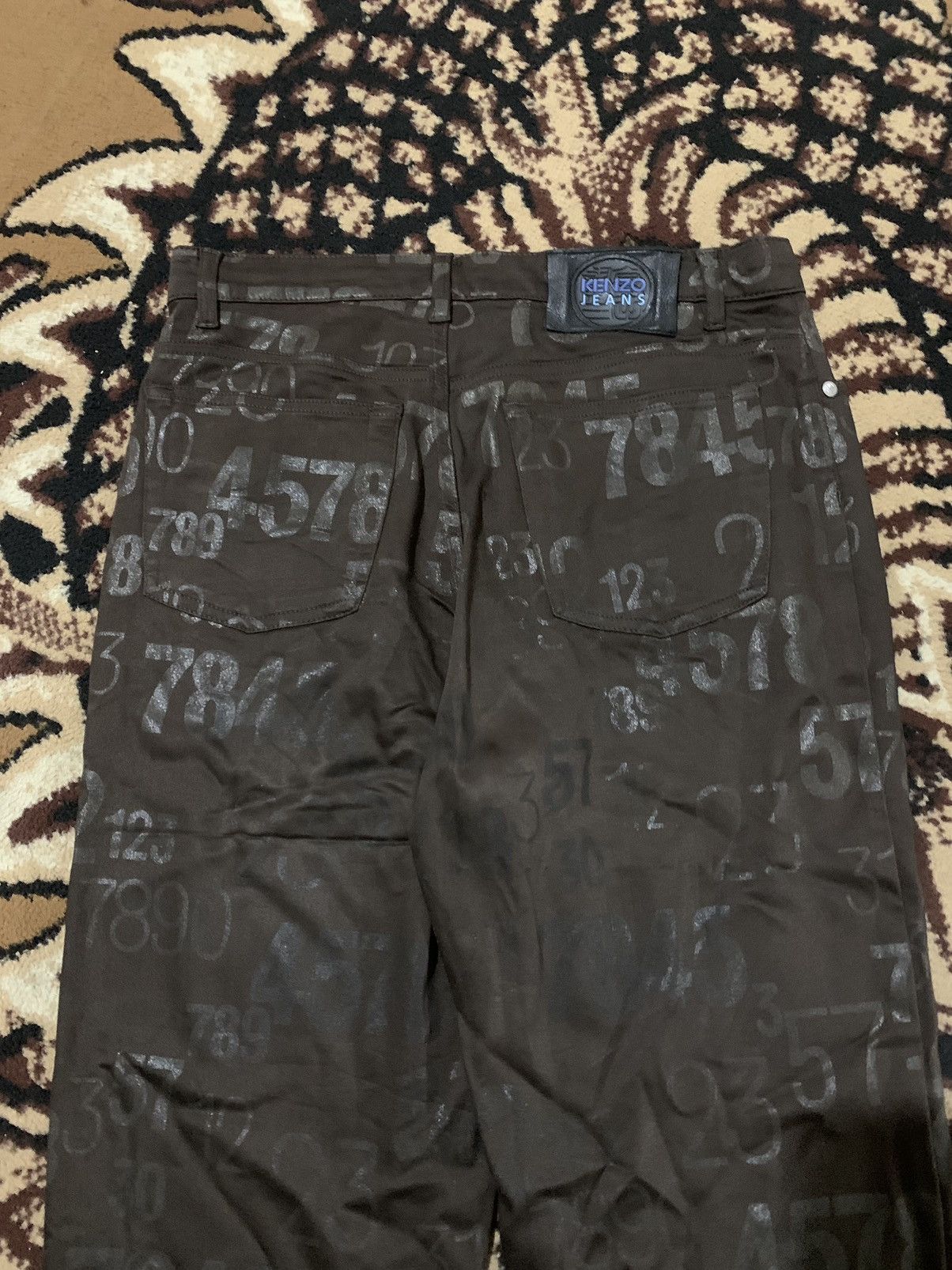 Kenzo Vintage Y2K Kenzo Jeans Overprint Size 42" / US 20 - 4 Thumbnail