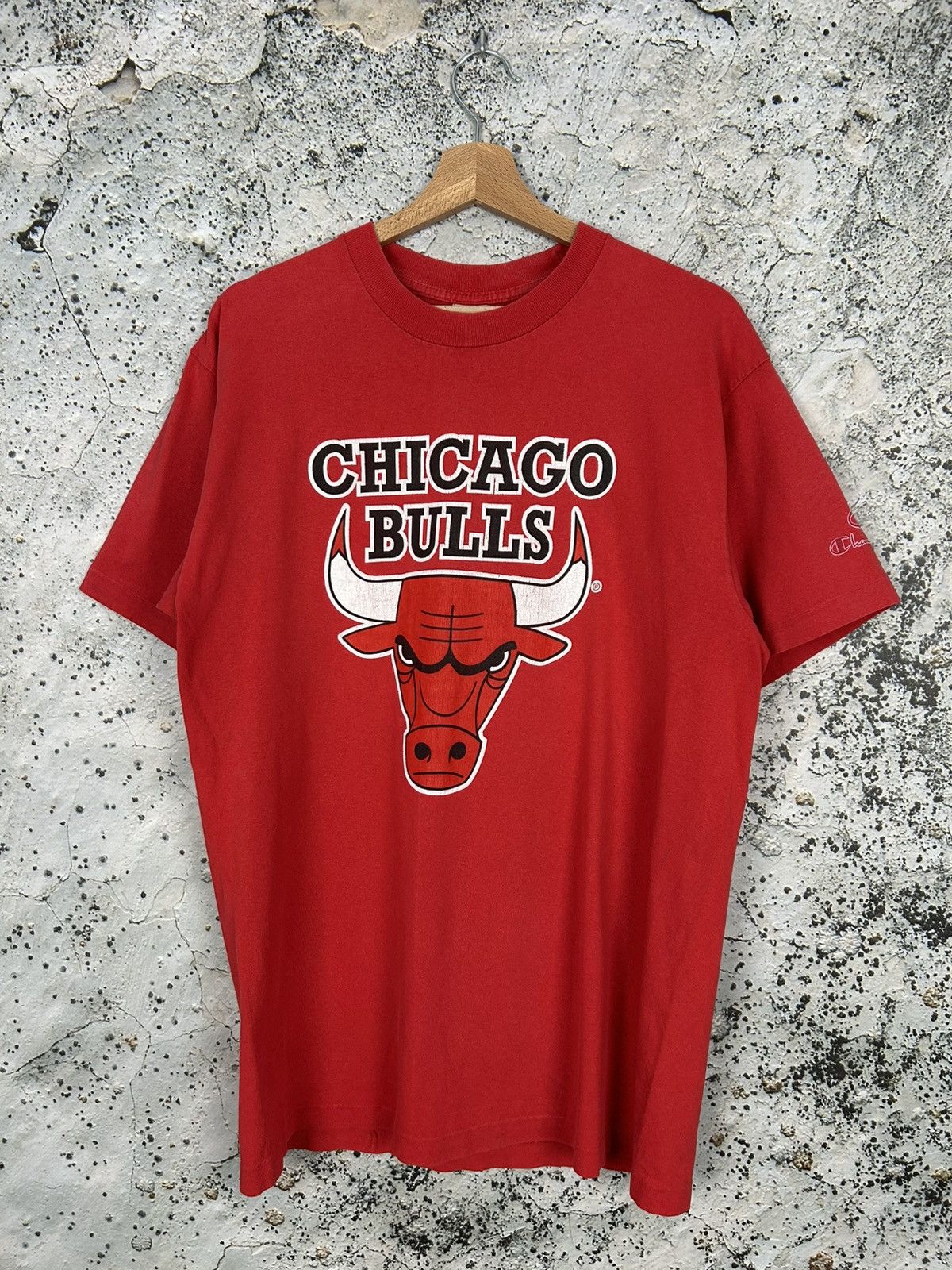 Champion Vintage Champion Chicago Bulls 90s Single Stitch Tee Archive Size US XL / EU 56 / 4 - 1 Thumbnail