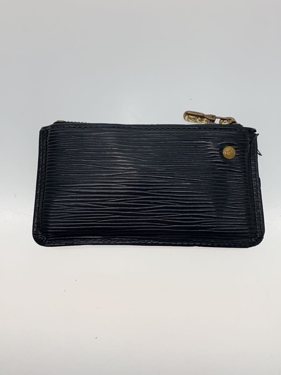 Louis Vuitton Louis Vuitton Leather Coin Case Black Size ONE SIZE - 2 Thumbnail