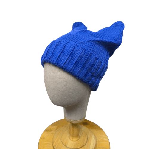Japanese Brand 🐇 Harajuku style devil horn punk beanie hat Size ONE SIZE - 2 Thumbnail