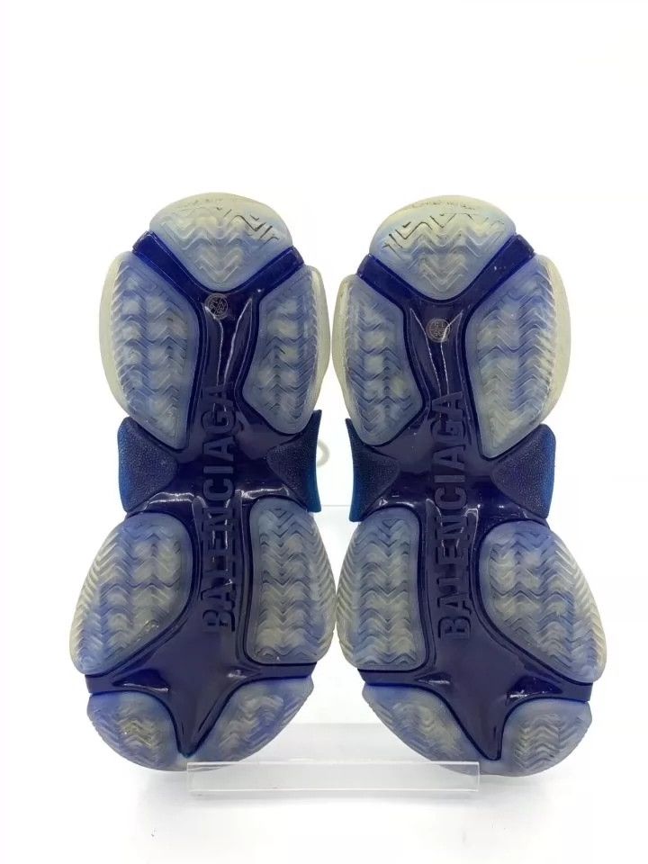 Balenciaga Balenciaga Blue and White Air Cushion Color-Block Mesh Low- Size US 5 / EU 37 - 5 Thumbnail