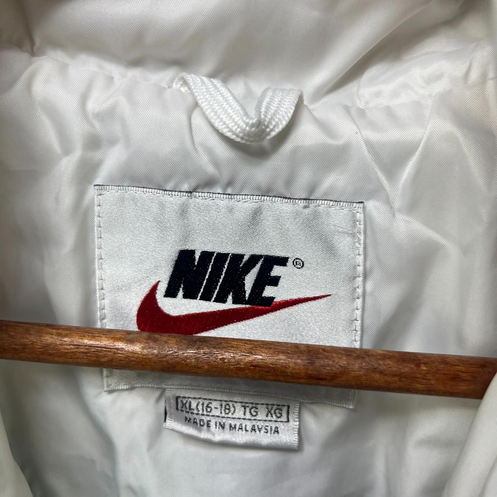 Nike Vintage 90s Nike Swoosh Windbreaker Jacket Youth XL Size US XL / EU 56 / 4 - 5 Thumbnail