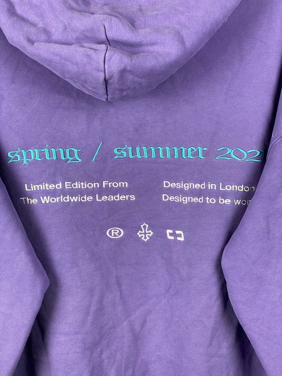 Unknown London Unknown London Violet Heavy Hoodie Size US XL / EU 56 / 4 - 9 Thumbnail